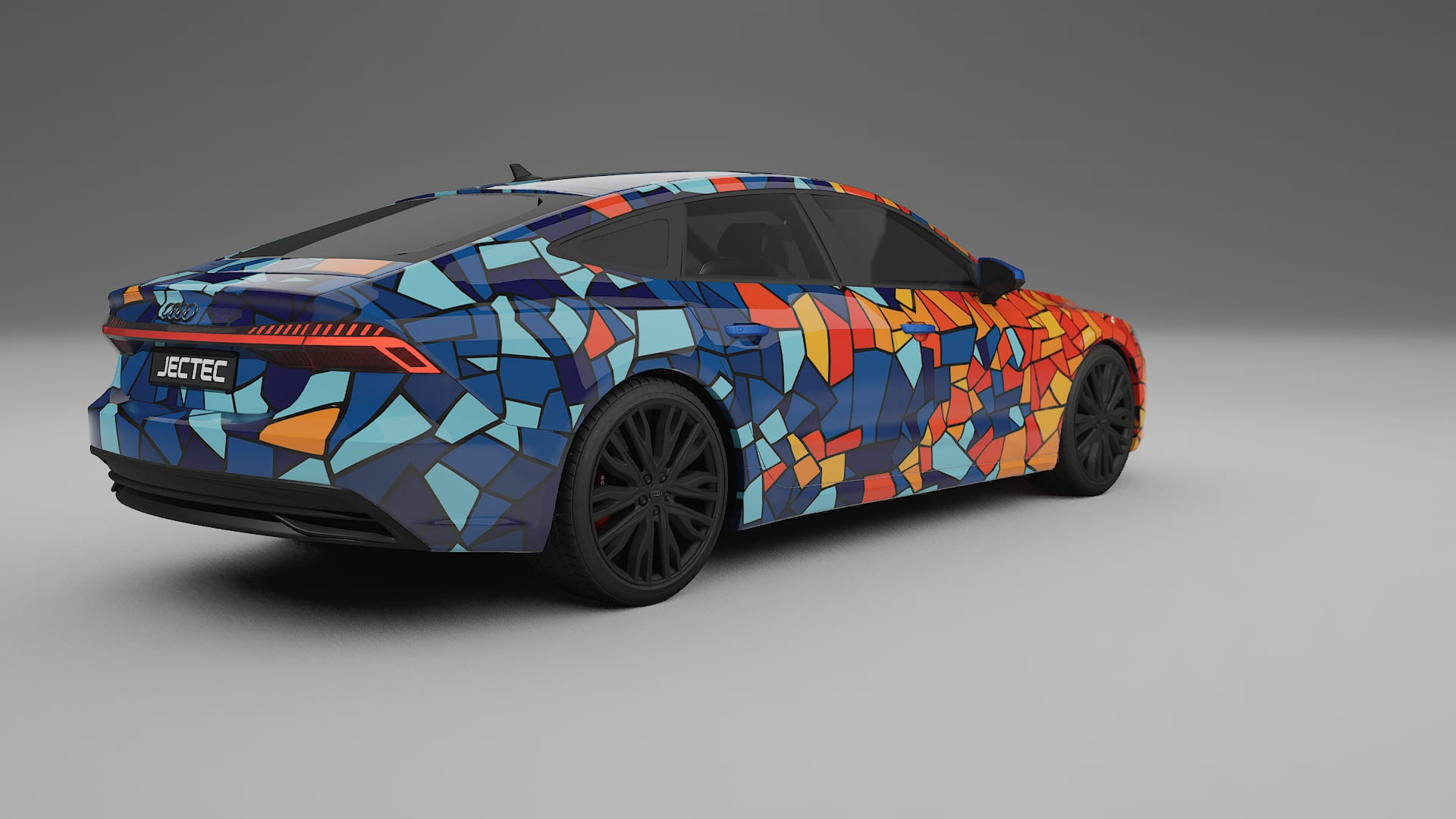 Audi A7 C8 Sportback prefacelift pre-LCI BARCELONA Designed Wrap PPF Kit – Printable Polyurethane Film