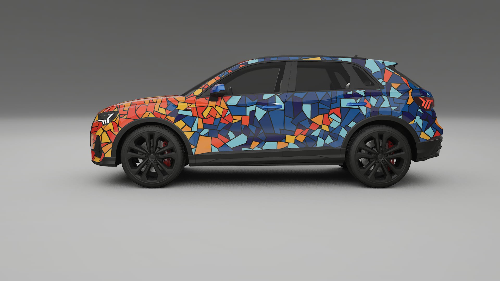 Audi Q3 S-Line F3 BARCELONA Designed Wrap PPF Kit – Printable Polyurethane Film