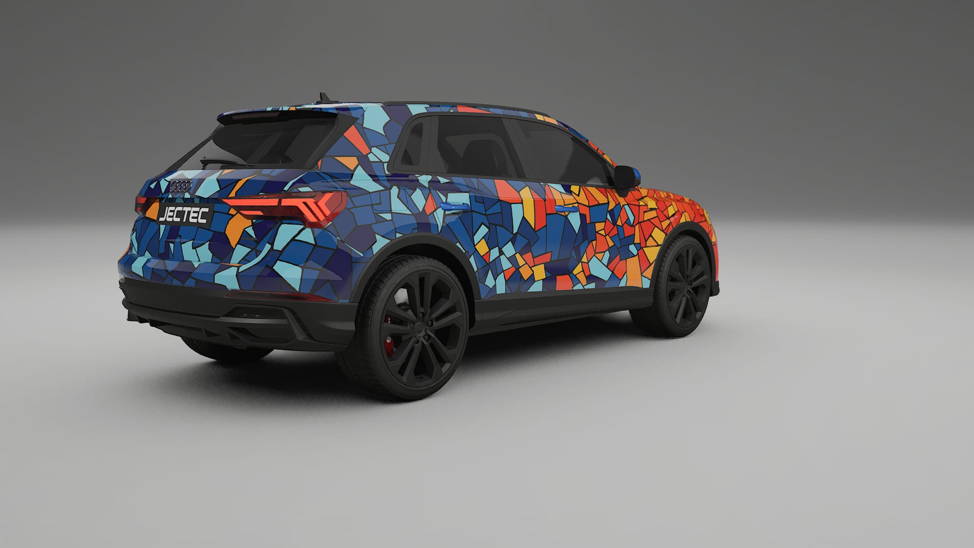 Audi Q3 S-Line F3 BARCELONA Designed Wrap PPF Kit – Printable Polyurethane Film