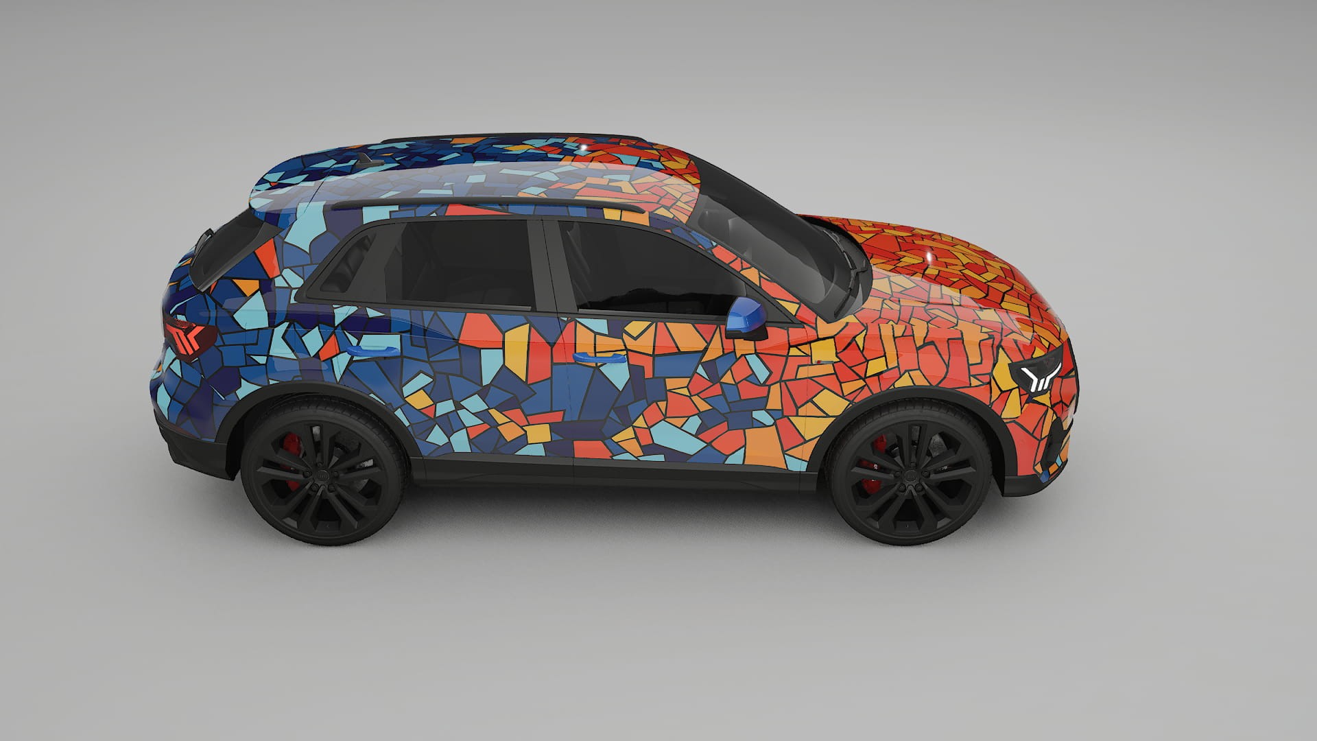 Audi Q3 S-Line F3 BARCELONA Designed Wrap PPF Kit – Printable Polyurethane Film