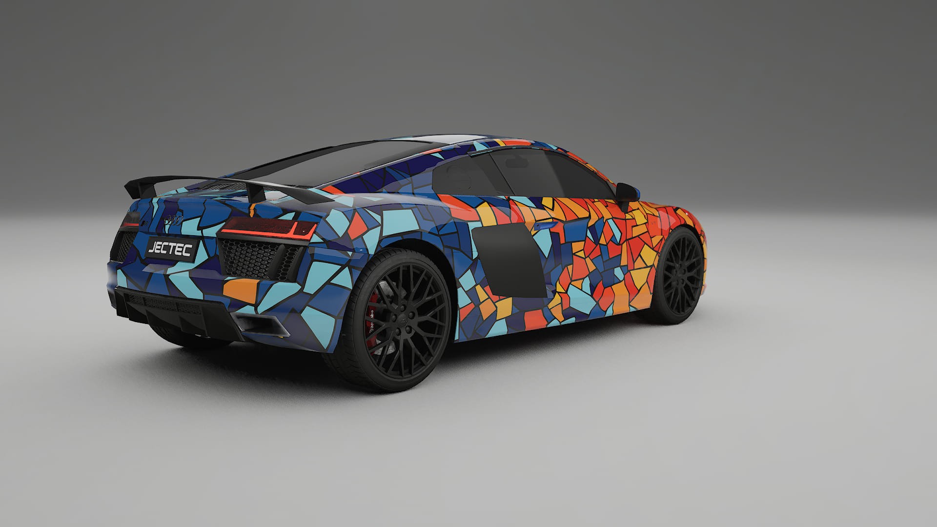 Audi R8 typ-4S prefacelift pre-LCI BARCELONA Designed Wrap PPF Kit – Printable Polyurethane Film