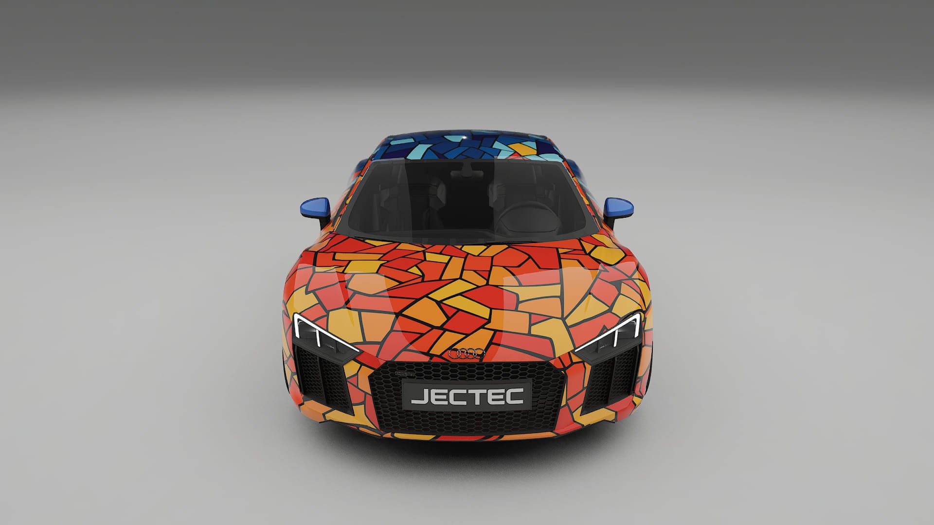 Audi R8 typ-4S prefacelift pre-LCI BARCELONA Designed Wrap PPF Kit – Printable Polyurethane Film