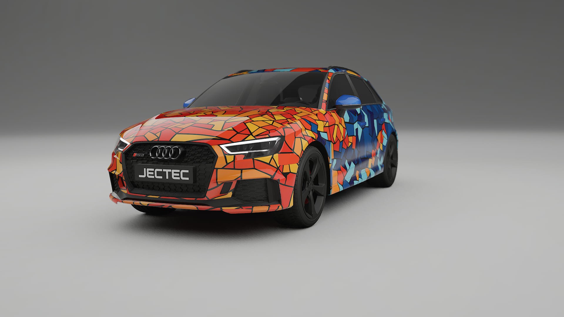 Audi RS3 Sportback 8V facelift LCI BARCELONA Designed Wrap PPF Kit – Printable Polyurethane Film