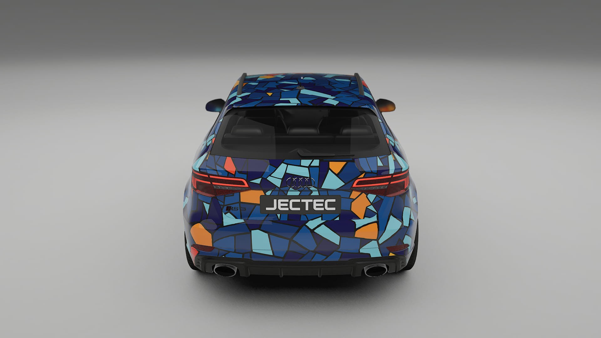 Audi RS3 Sportback 8V facelift LCI BARCELONA Designed Wrap PPF Kit – Printable Polyurethane Film
