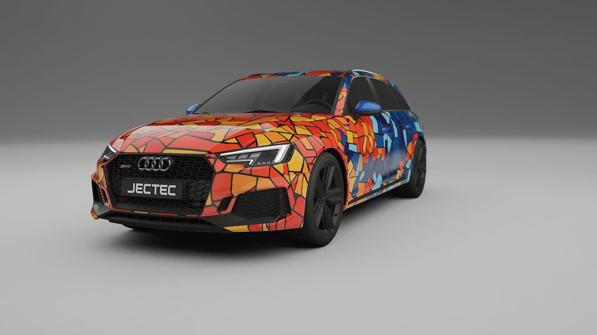 Audi RS4 Avant B9 prefacelift pre-LCI BARCELONA Designed Wrap PPF Kit – Printable Polyurethane Film