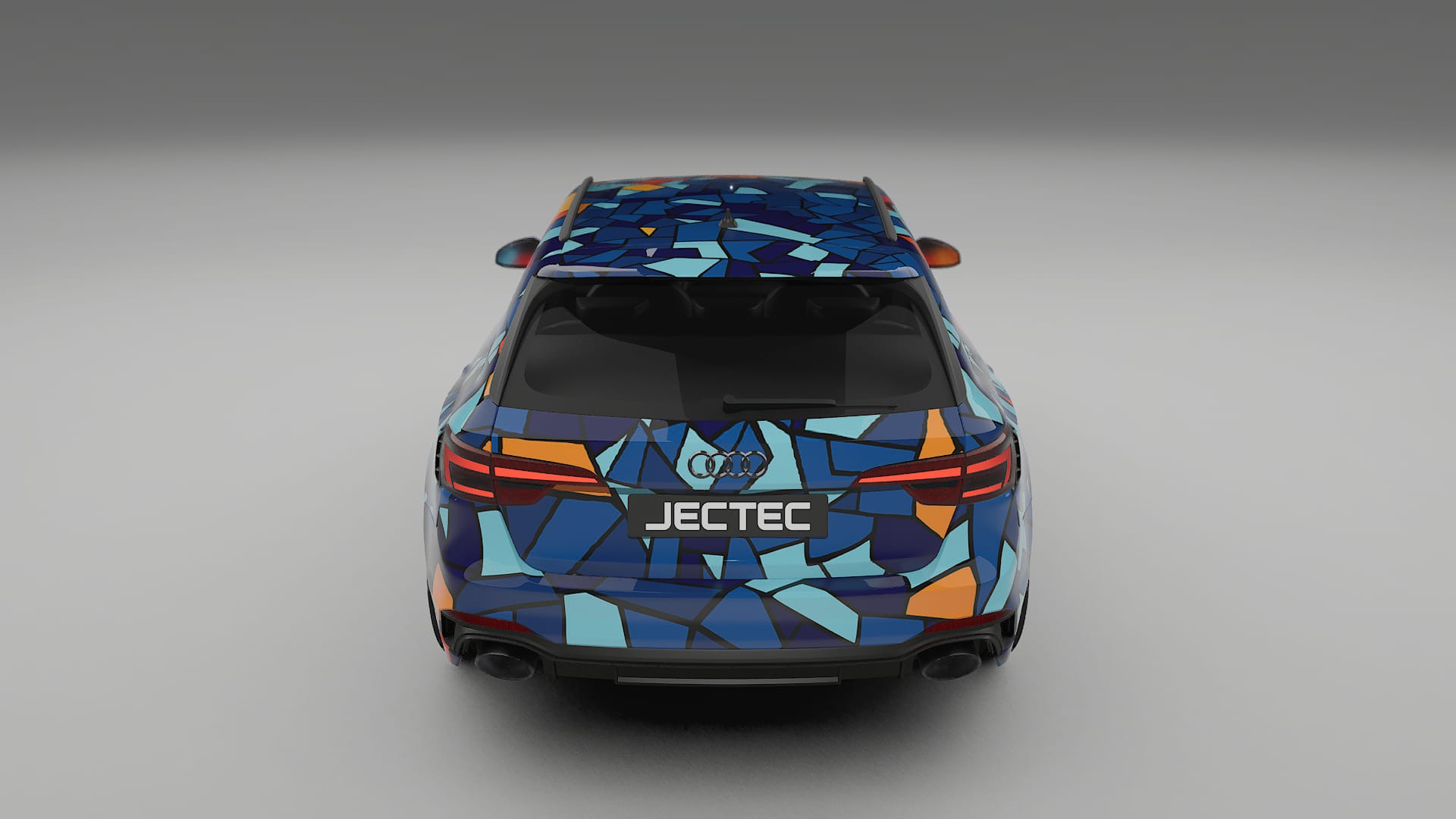 Audi RS4 Avant B9 prefacelift pre-LCI BARCELONA Designed Wrap PPF Kit – Printable Polyurethane Film