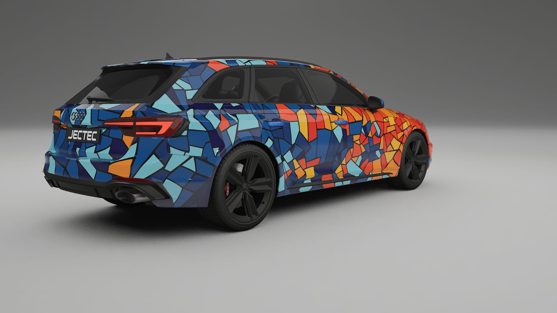 Audi RS4 Avant B9 prefacelift pre-LCI BARCELONA Designed Wrap PPF Kit – Printable Polyurethane Film