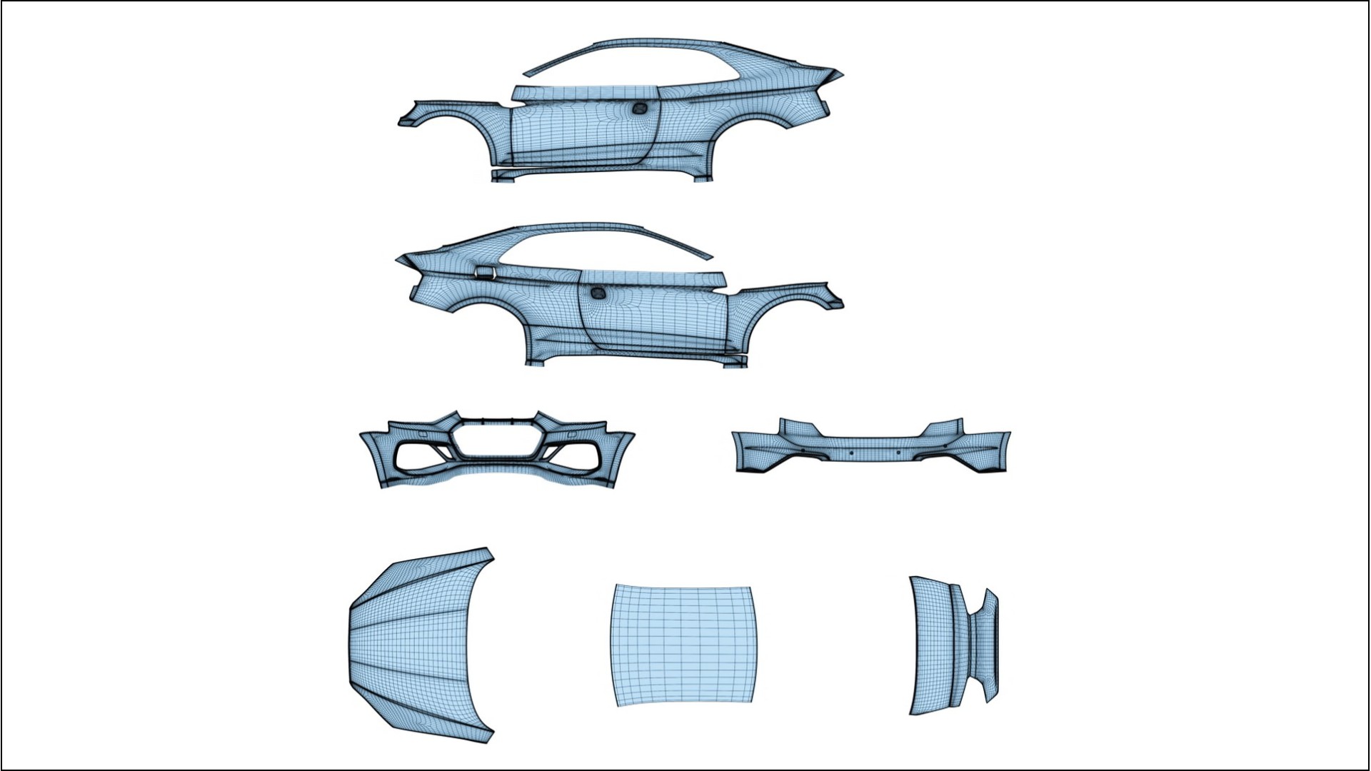 Audi RS5 Coupe B9 facelift pre-LCI BARCELONA Designed Wrap PPF Kit – Printable Polyurethane Film 2