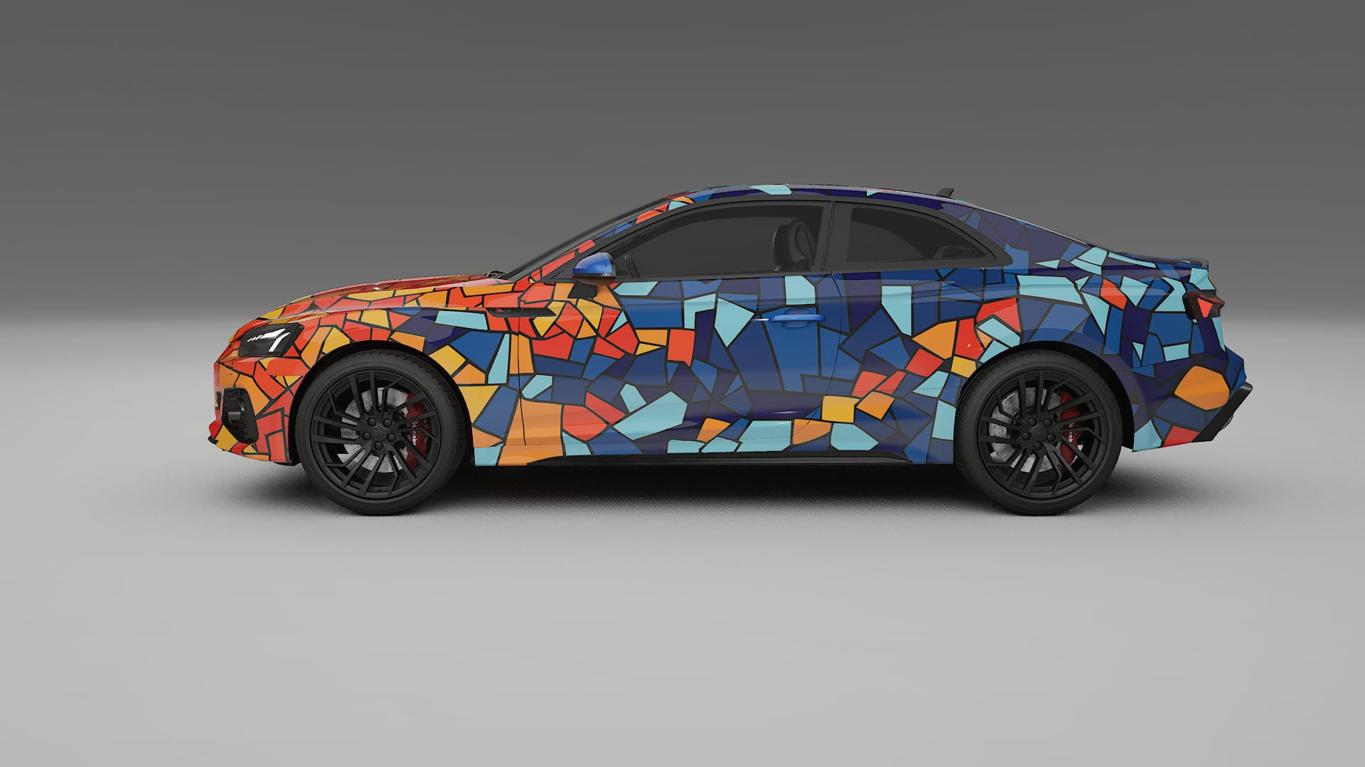 Audi RS5 Coupe B9 facelift pre-LCI BARCELONA Designed Wrap PPF Kit – Printable Polyurethane Film