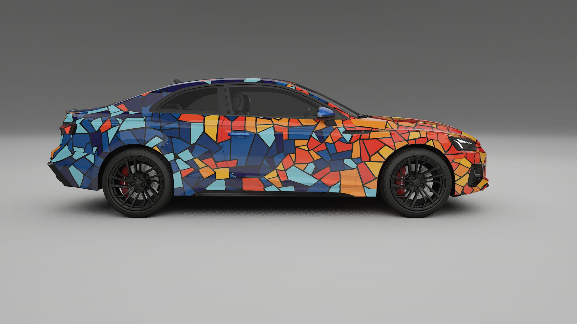 Audi RS5 Coupe B9 facelift pre-LCI BARCELONA Designed Wrap PPF Kit – Printable Polyurethane Film