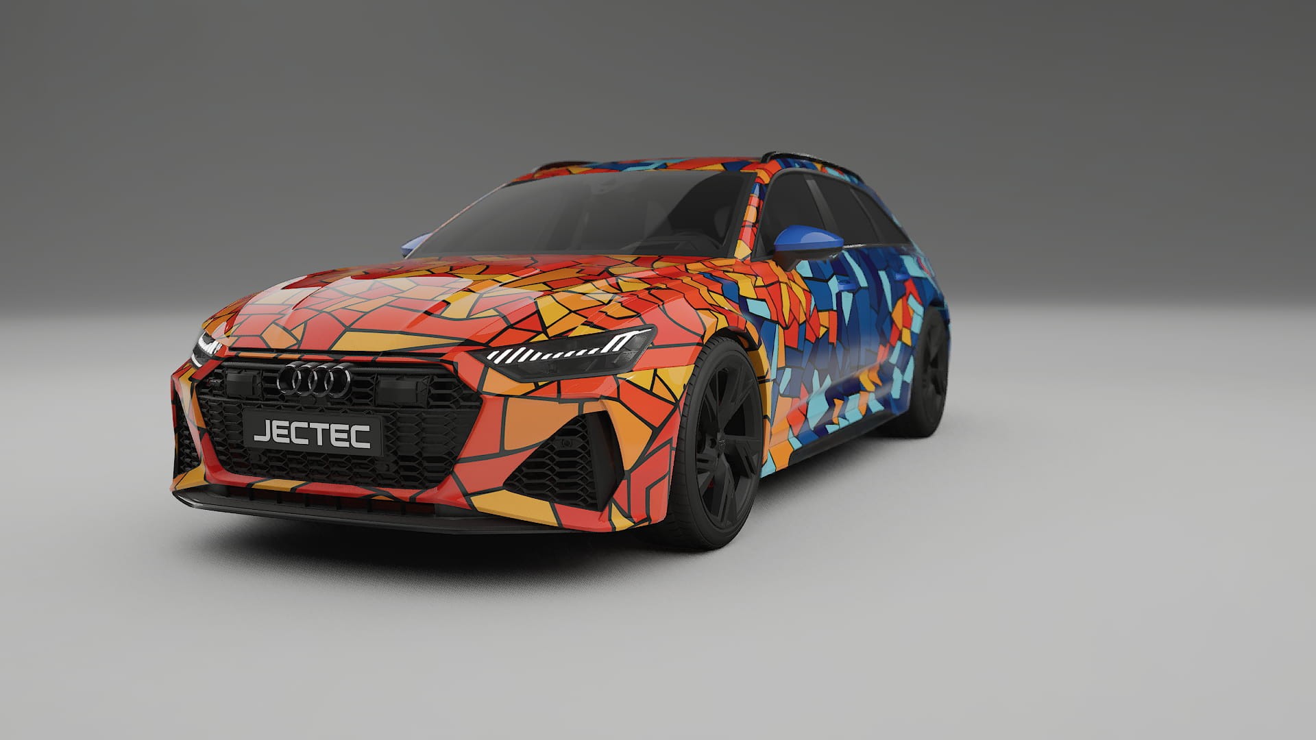 Audi RS6 Avant C8 facelift LCI BARCELONA Designed Wrap PPF Kit – Printable Polyurethane Film