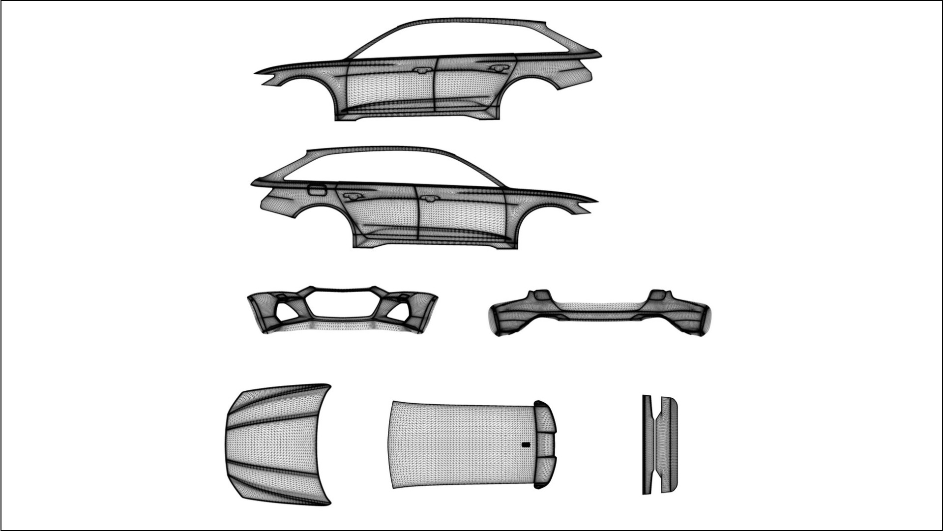 Audi RS6 Avant C8 facelift LCI BARCELONA Designed Wrap PPF Kit – Printable Polyurethane Film 2