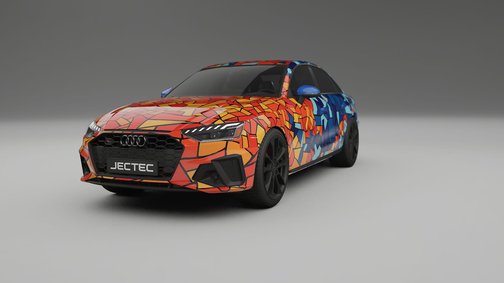Audi S4 Sedan B9 facelift LCI BARCELONA Designed Wrap PPF Kit – Printable Polyurethane Film