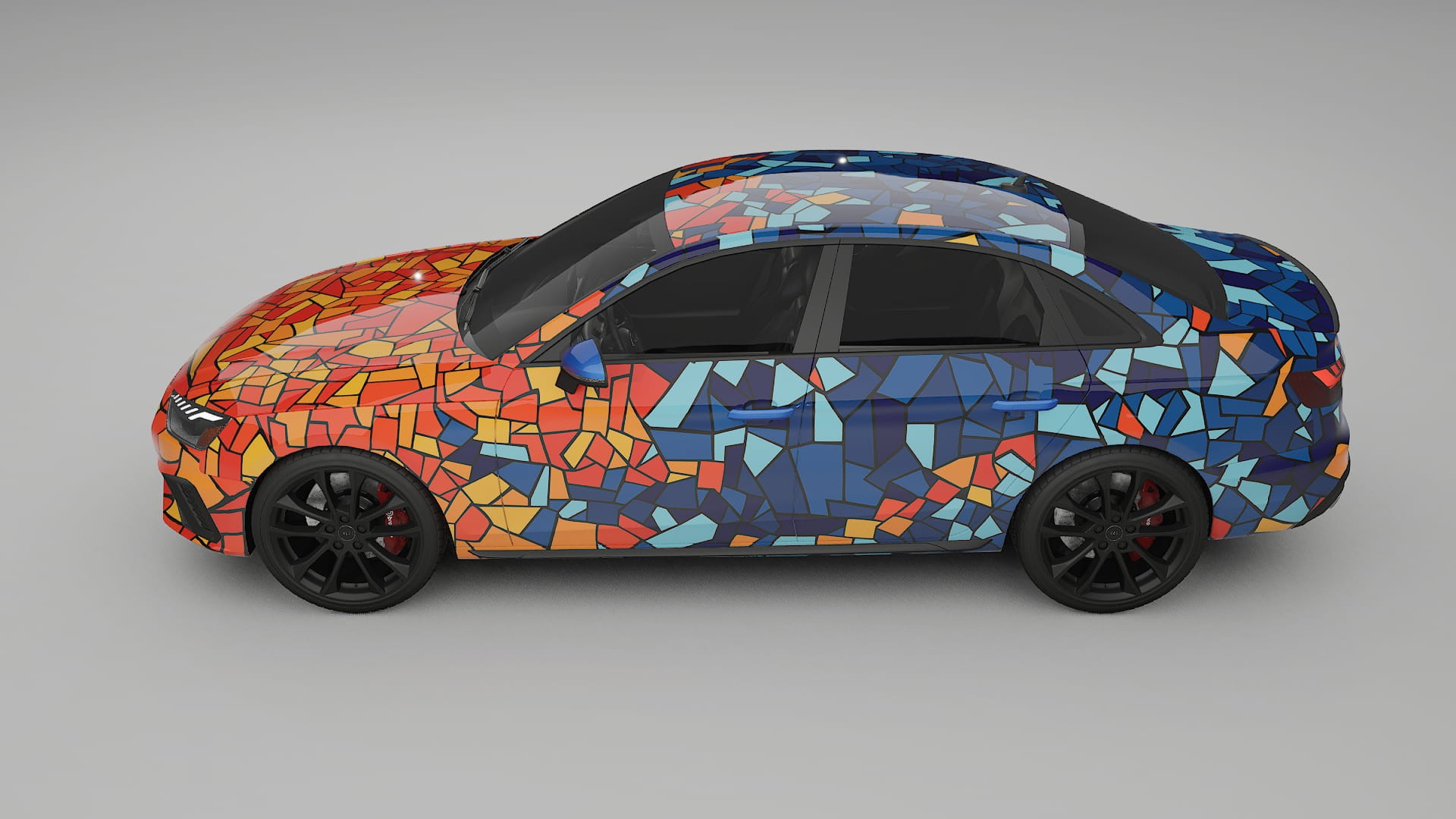 Audi S4 Sedan B9 facelift LCI BARCELONA Designed Wrap PPF Kit – Printable Polyurethane Film