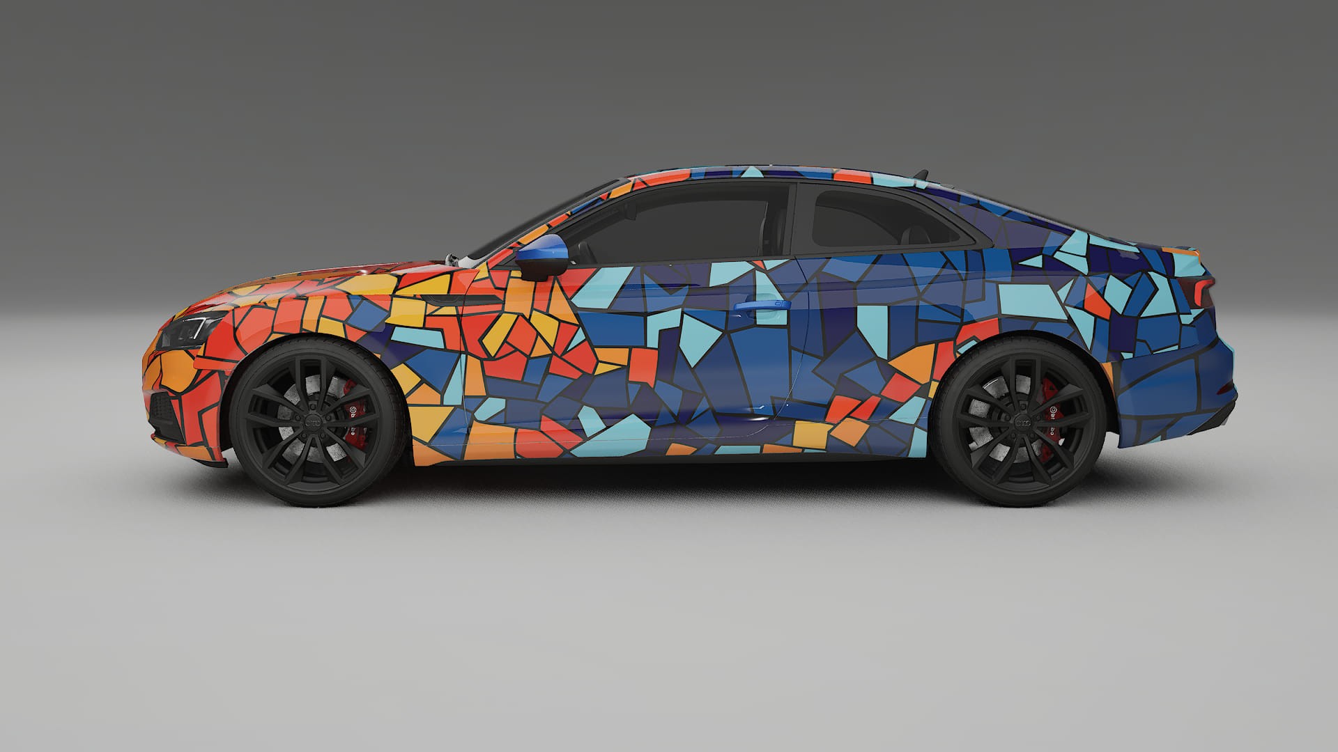 Audi S5 B9 prefacelift pre-LCI BARCELONA Designed Wrap PPF Kit – Printable Polyurethane Film