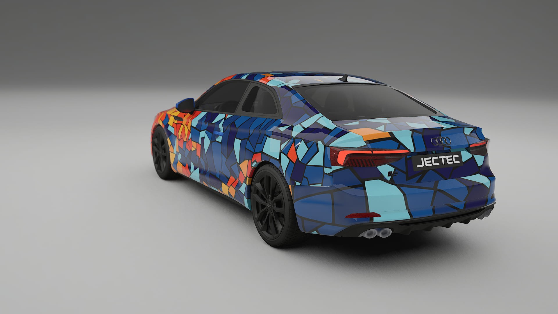 Audi S5 B9 prefacelift pre-LCI BARCELONA Designed Wrap PPF Kit – Printable Polyurethane Film