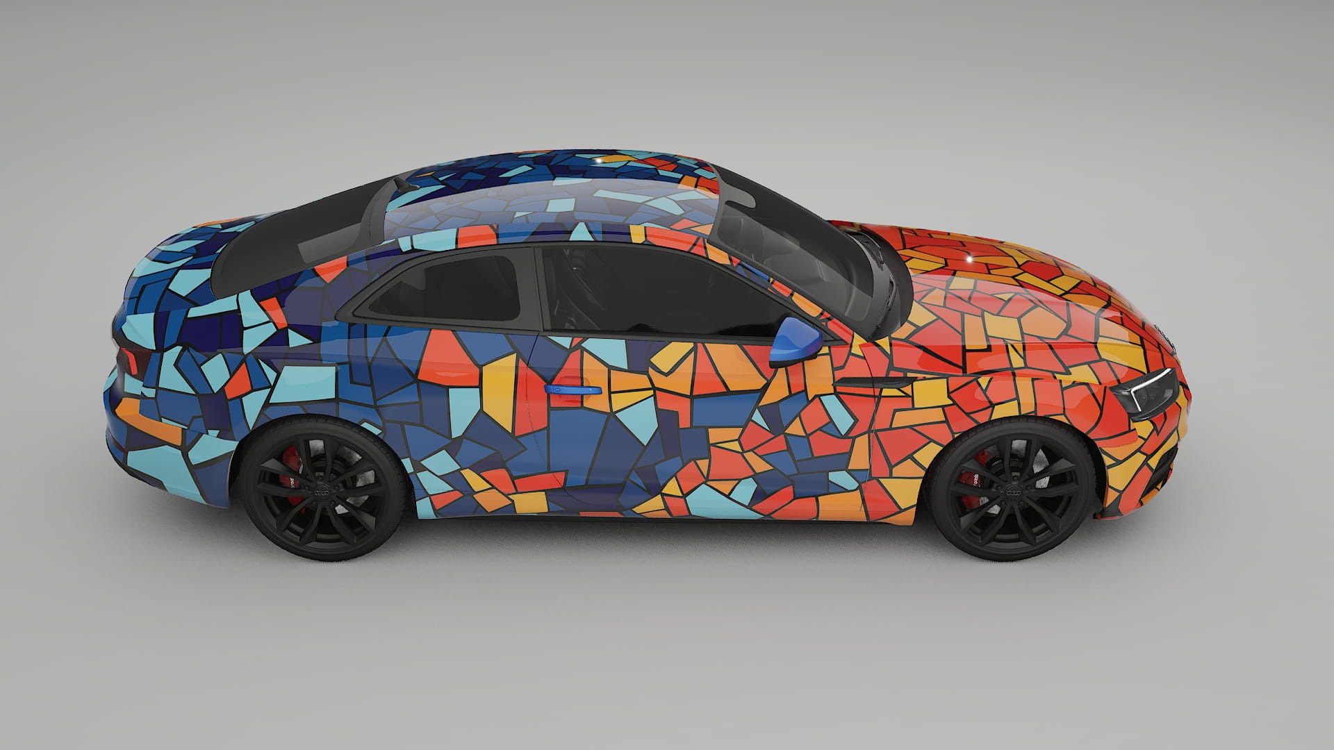 Audi S5 B9 prefacelift pre-LCI BARCELONA Designed Wrap PPF Kit – Printable Polyurethane Film
