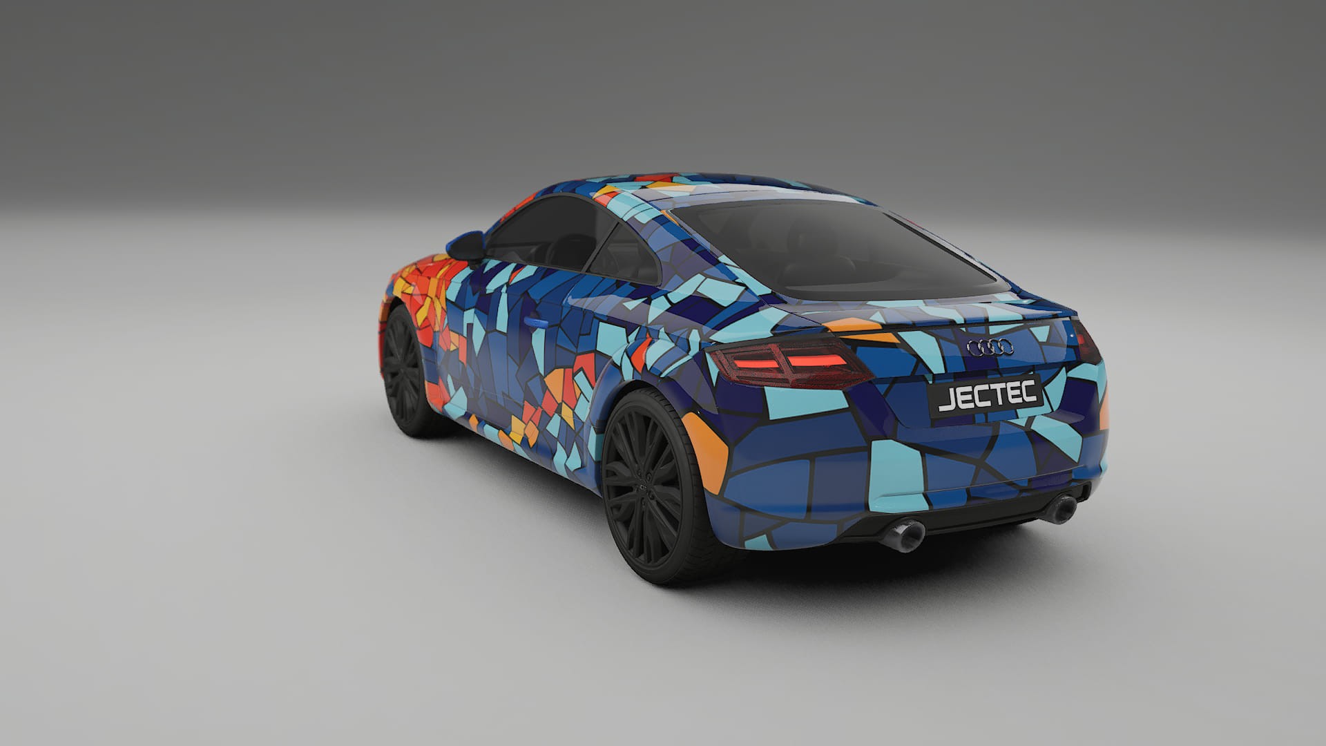 Audi TT Coupe 8S prefacelift pre-LCI BARCELONA Designed Wrap PPF Kit – Printable Polyurethane Film