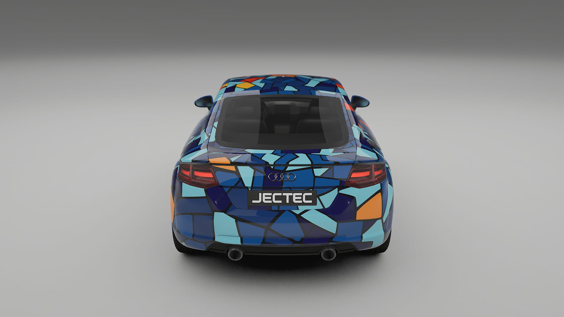 Audi TT Coupe 8S prefacelift pre-LCI BARCELONA Designed Wrap PPF Kit – Printable Polyurethane Film