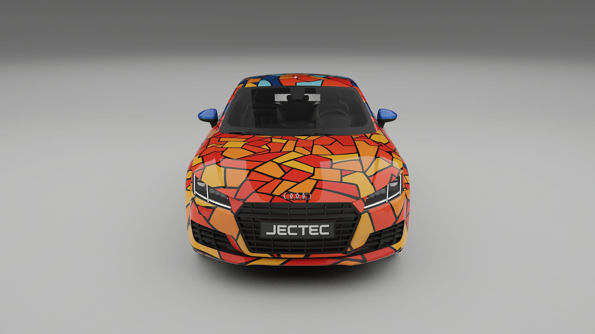 Audi TT Coupe 8S prefacelift pre-LCI BARCELONA Designed Wrap PPF Kit – Printable Polyurethane Film