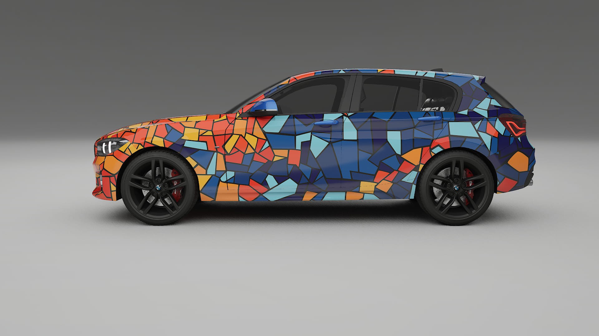 BMW 1 F20 facelift LCI BARCELONA Designed Wrap PPF Kit – Printable Polyurethane Film