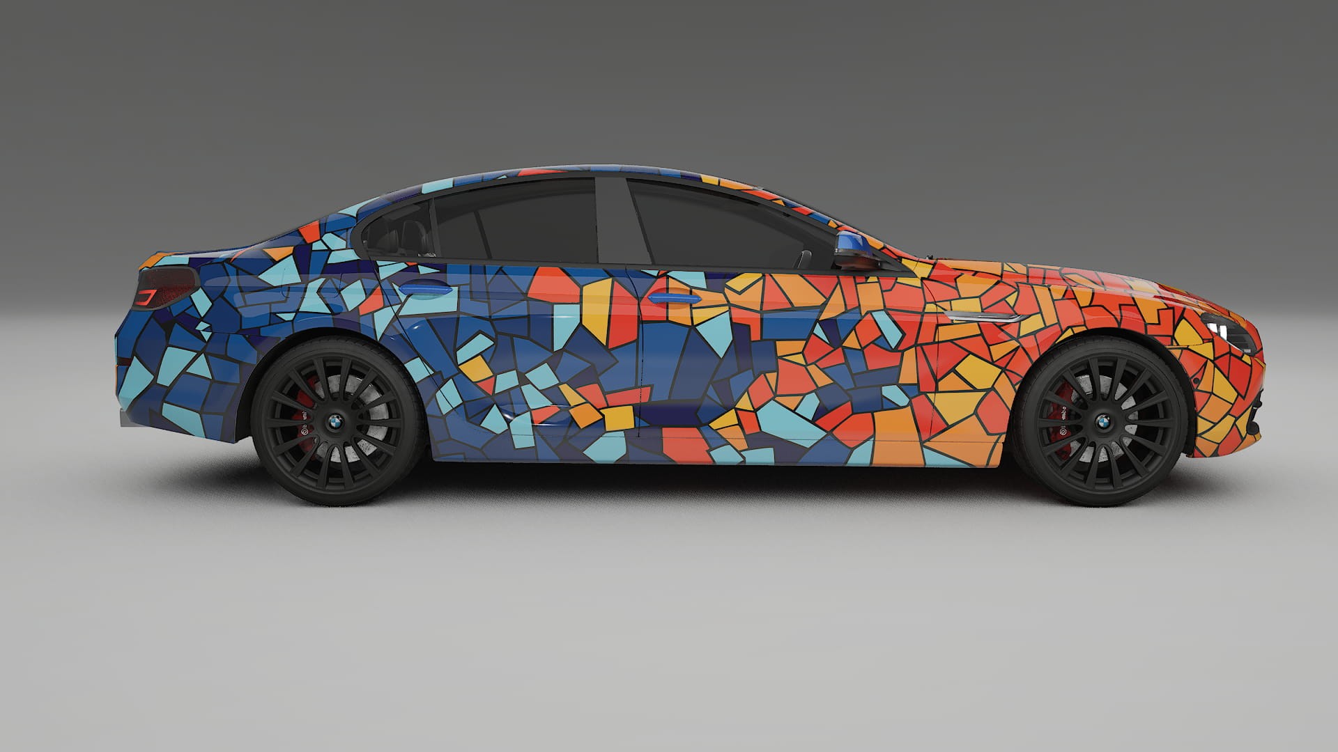 BMW 6 F06 BARCELONA Designed Wrap PPF Kit – Printable Polyurethane Film