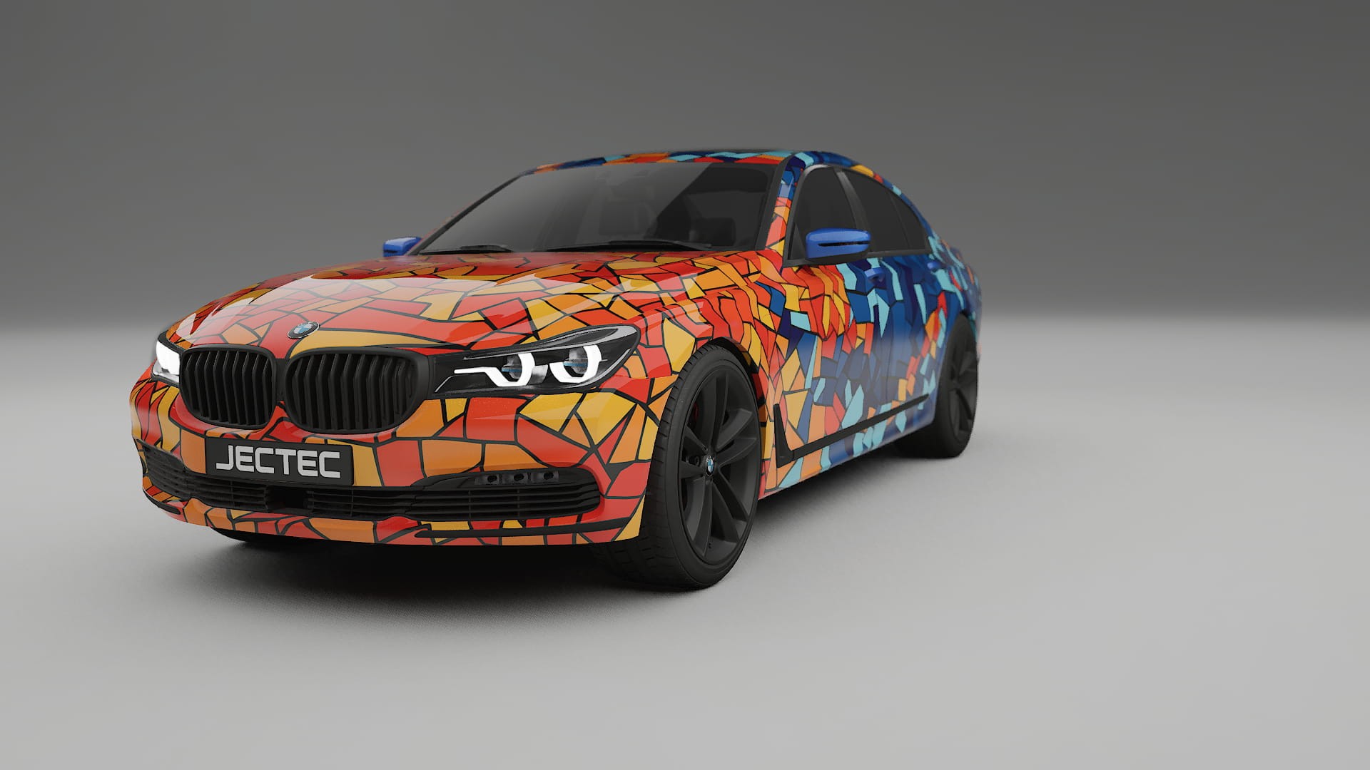 BMW 7 G11 G12 facelift LCI BARCELONA Designed Wrap PPF Kit – Printable Polyurethane Film