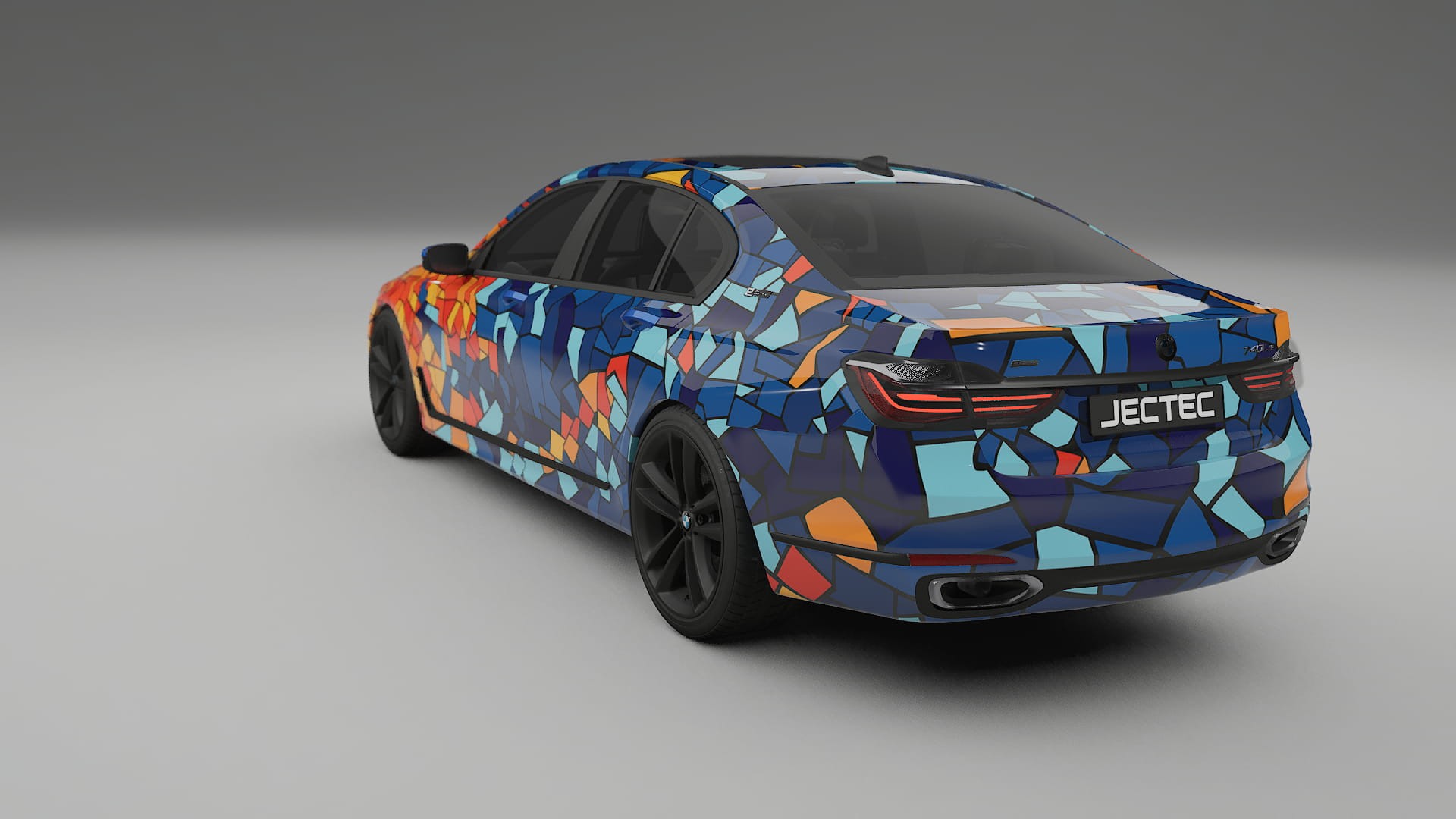 BMW 7 G11 G12 facelift LCI BARCELONA Designed Wrap PPF Kit – Printable Polyurethane Film