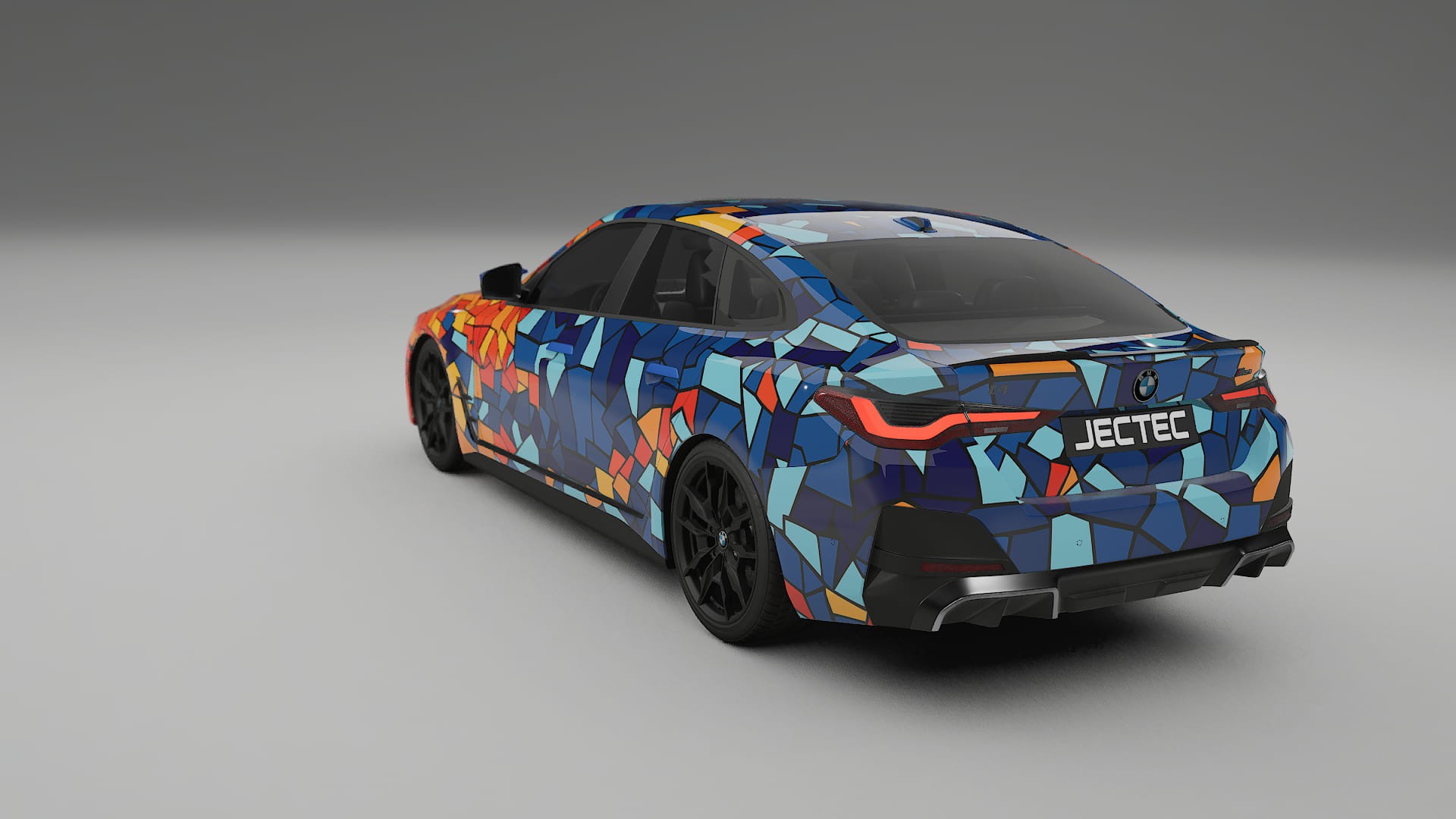 BMW I4 G26 M-Package BARCELONA Designed Wrap PPF Kit – Printable Polyurethane Film