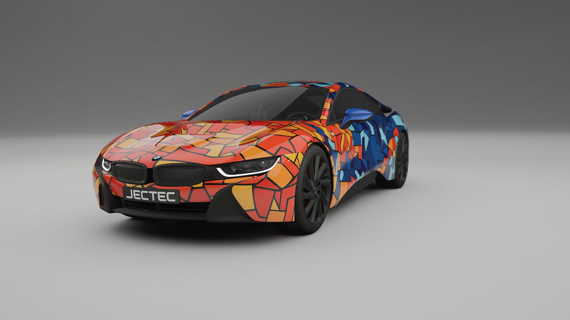 BMW I8 I12 BARCELONA Designed Wrap PPF Kit – Printable Polyurethane Film