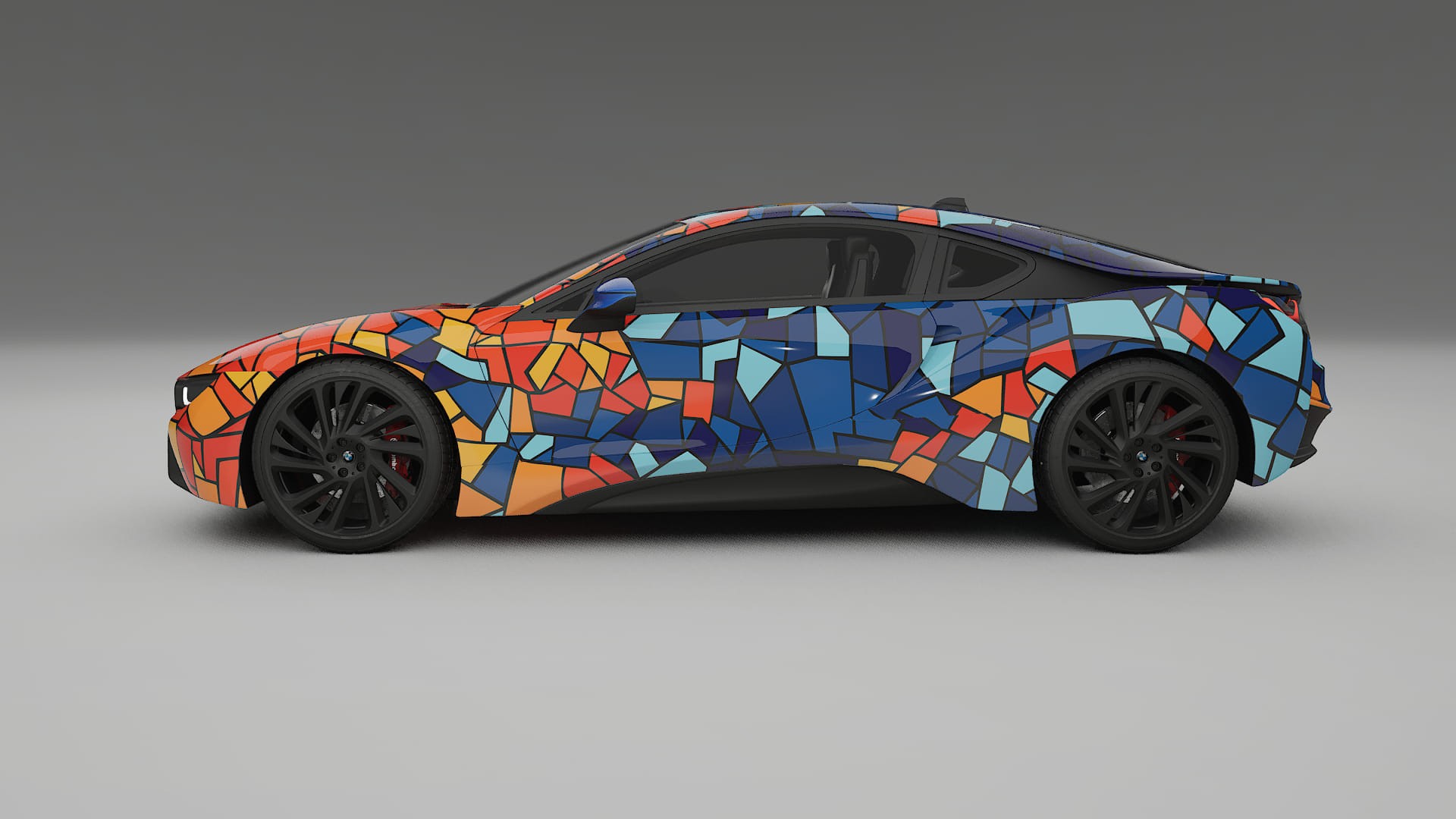 BMW I8 I12 BARCELONA Designed Wrap PPF Kit – Printable Polyurethane Film