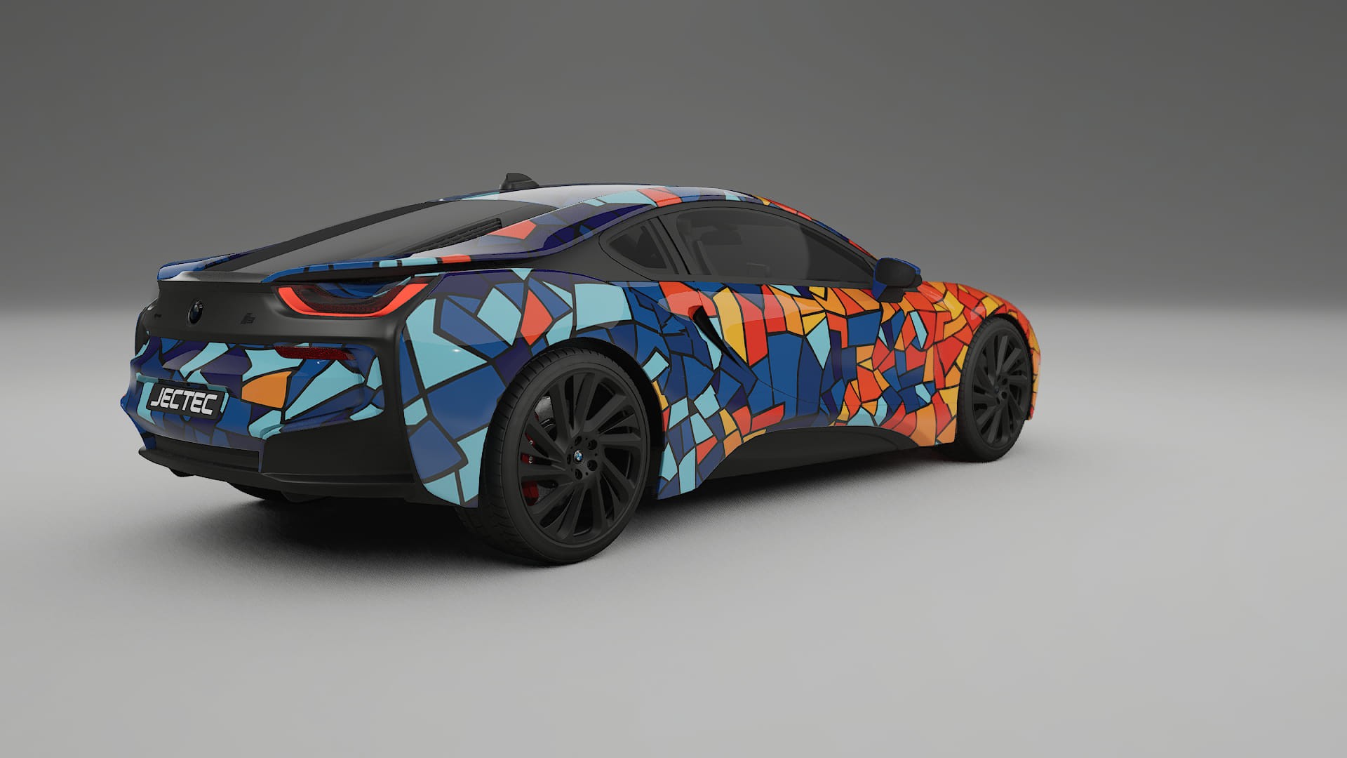 BMW I8 I12 BARCELONA Designed Wrap PPF Kit – Printable Polyurethane Film