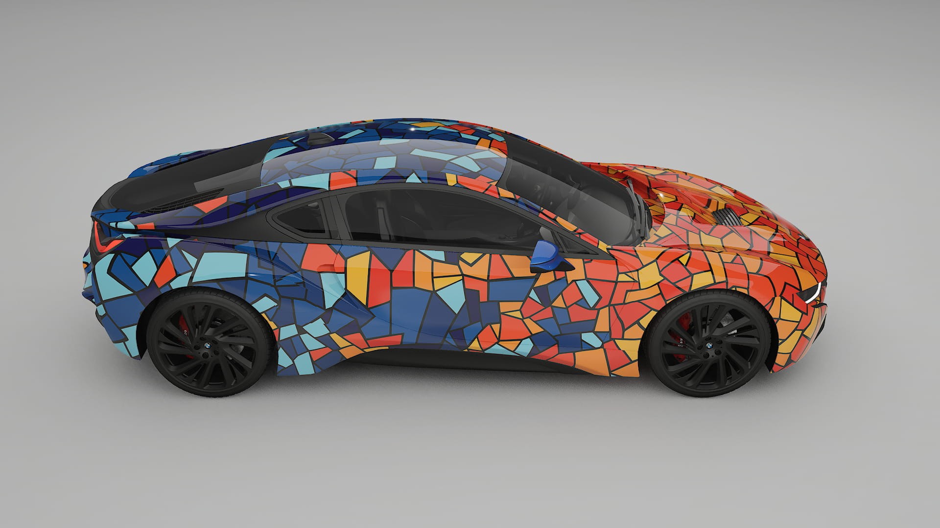 BMW I8 I12 BARCELONA Designed Wrap PPF Kit – Printable Polyurethane Film