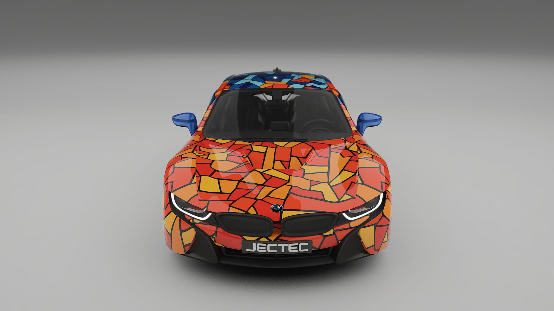 BMW I8 I12 BARCELONA Designed Wrap PPF Kit – Printable Polyurethane Film
