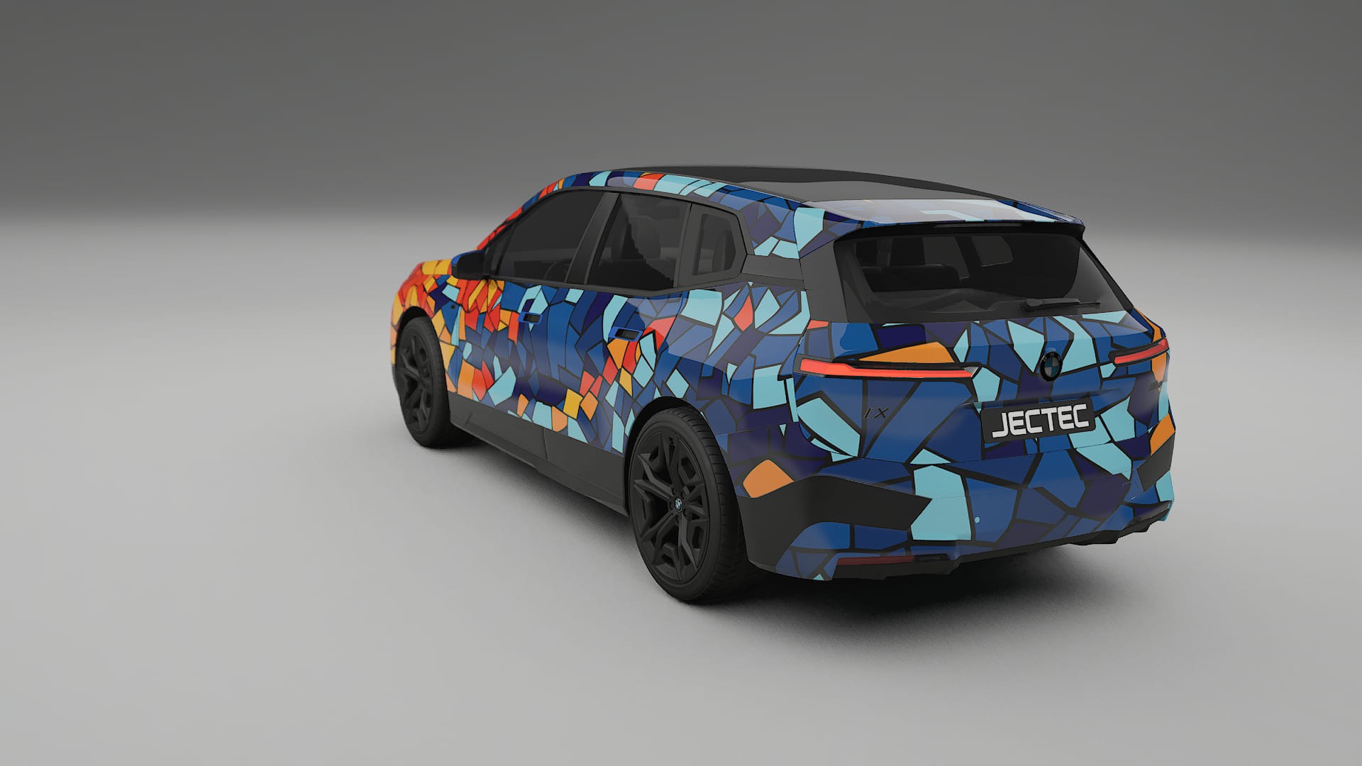 BMW iX M60 BARCELONA Designed Wrap PPF Kit – Printable Polyurethane Film