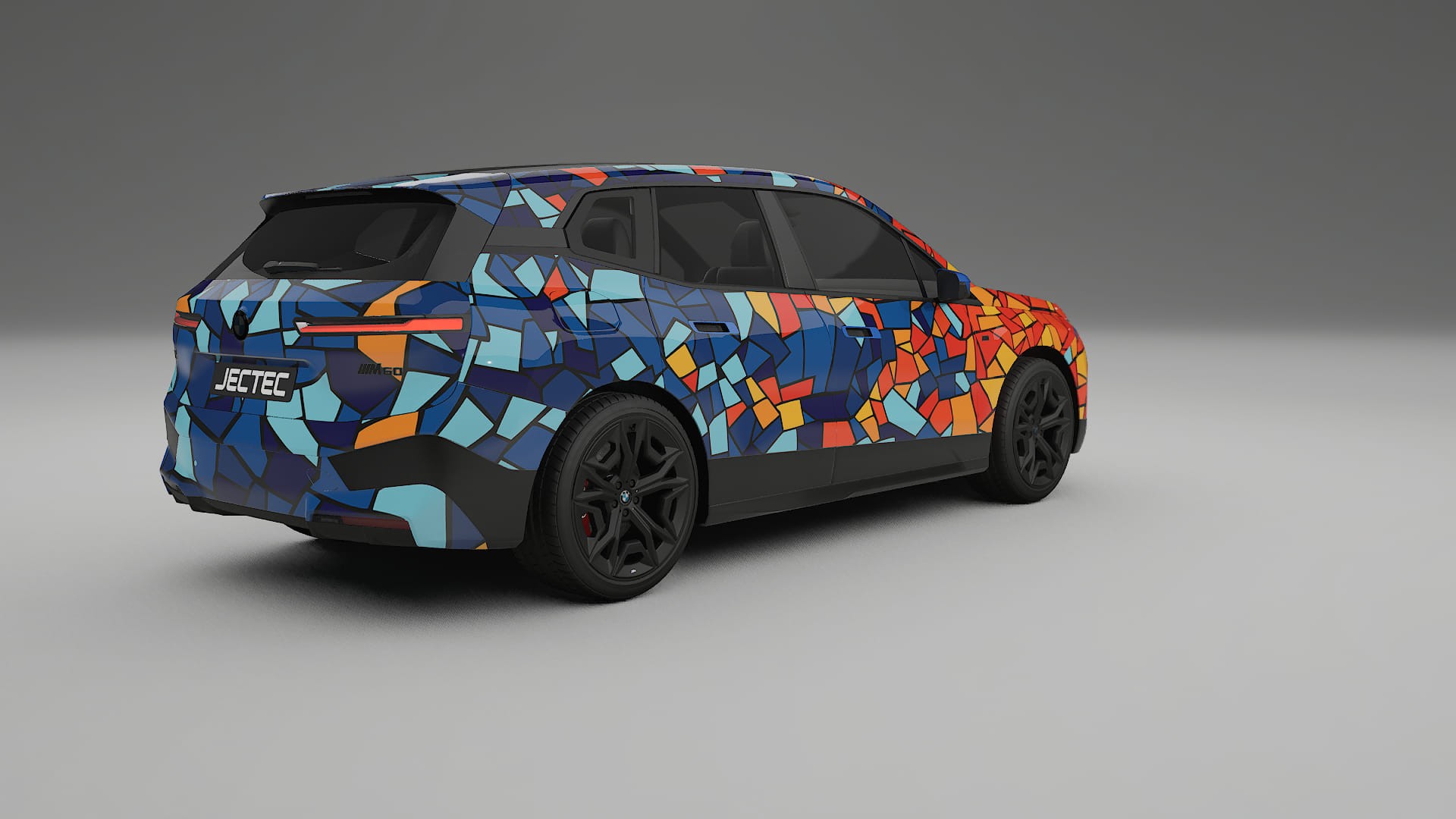 BMW iX M60 BARCELONA Designed Wrap PPF Kit – Printable Polyurethane Film
