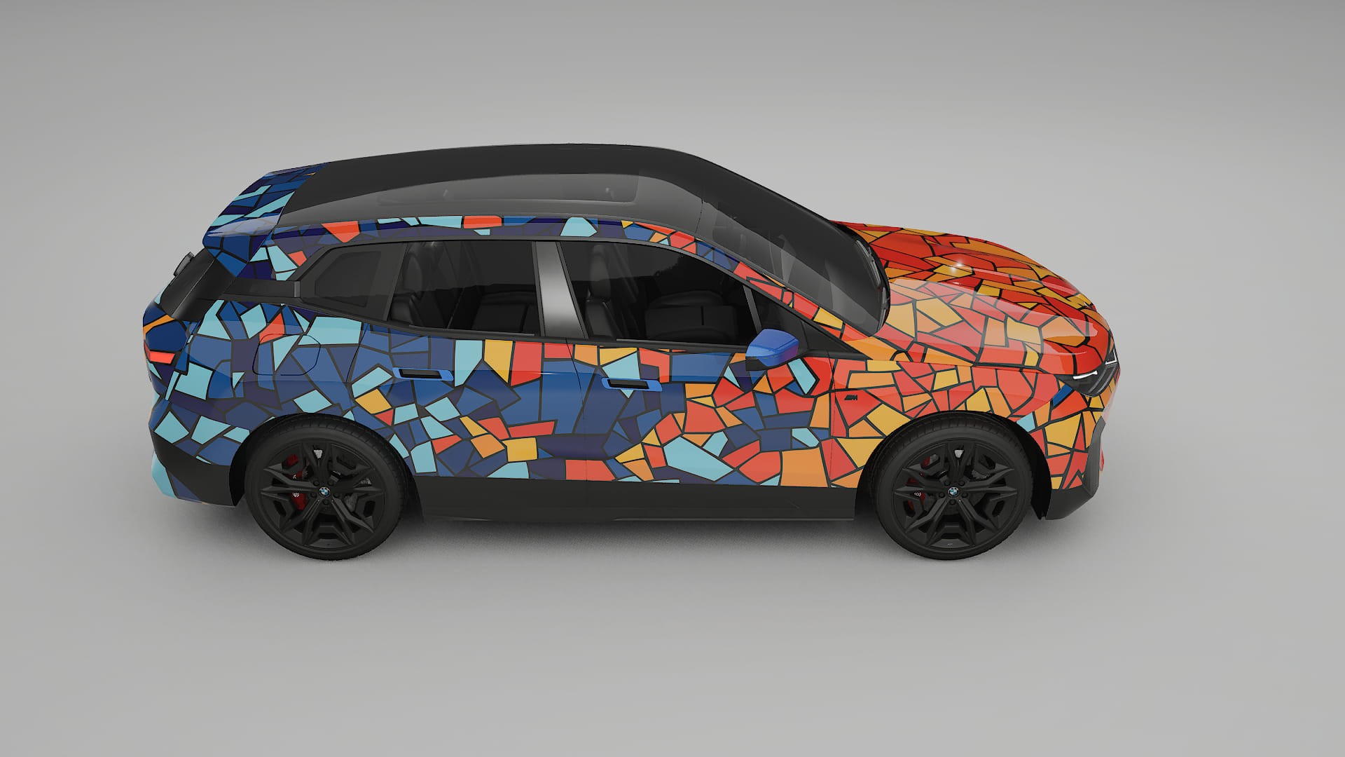 BMW iX M60 BARCELONA Designed Wrap PPF Kit – Printable Polyurethane Film