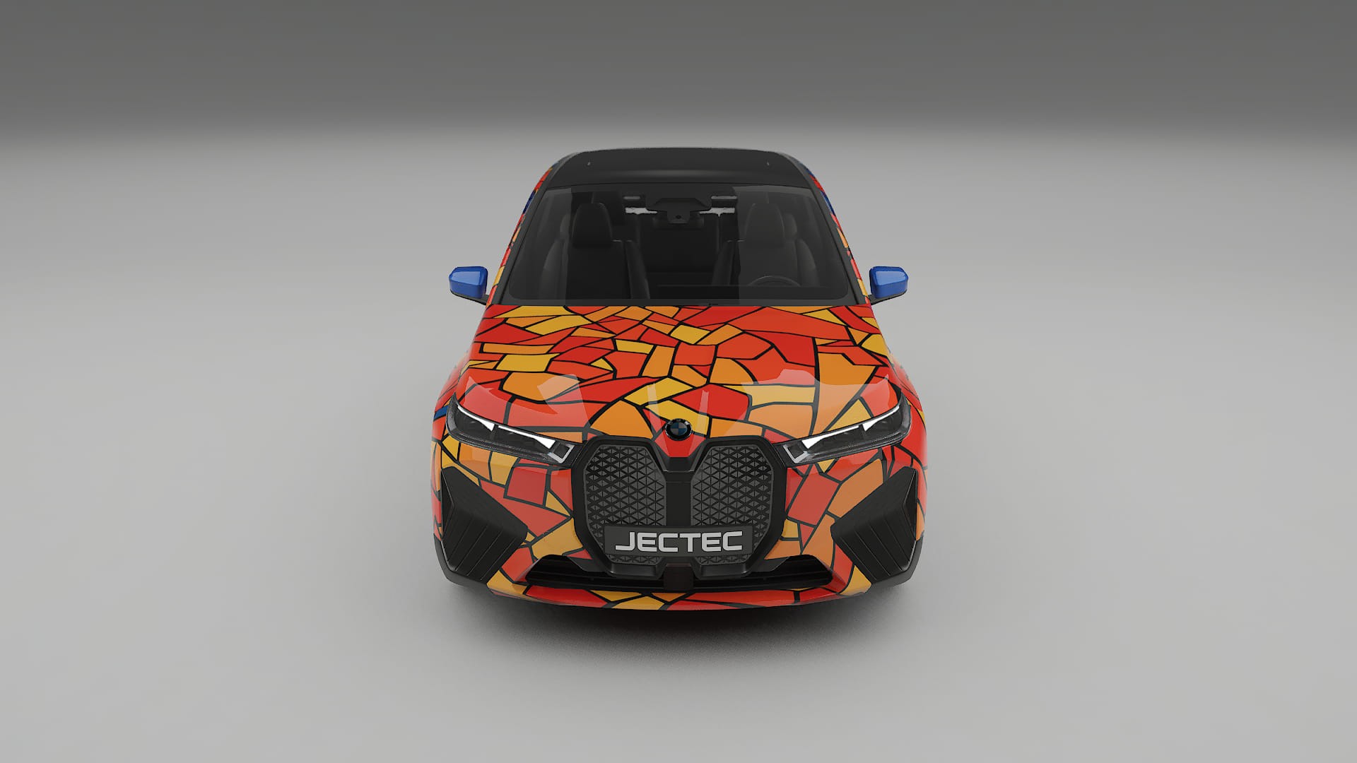 BMW iX M60 BARCELONA Designed Wrap PPF Kit – Printable Polyurethane Film