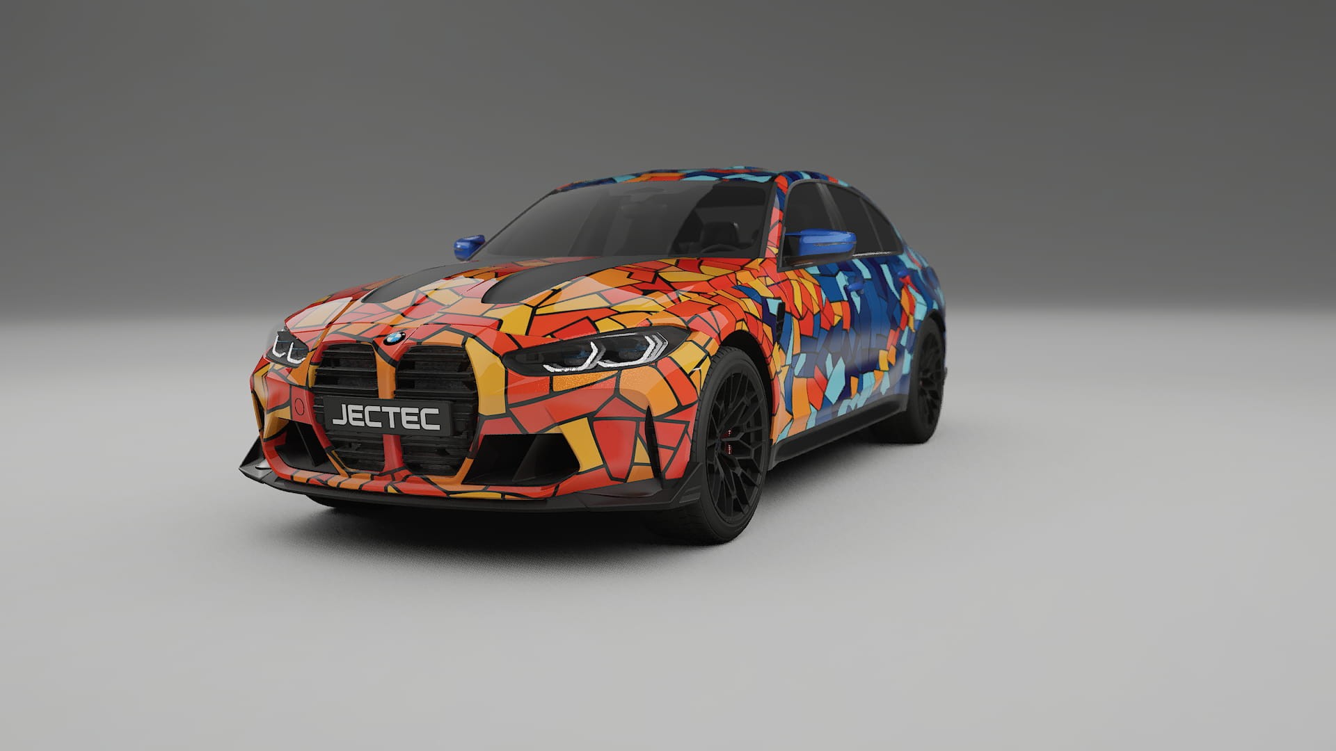 BMW M3 G80 Competition CS BARCELONA Designed Wrap PPF Kit – Printable Polyurethane Film
