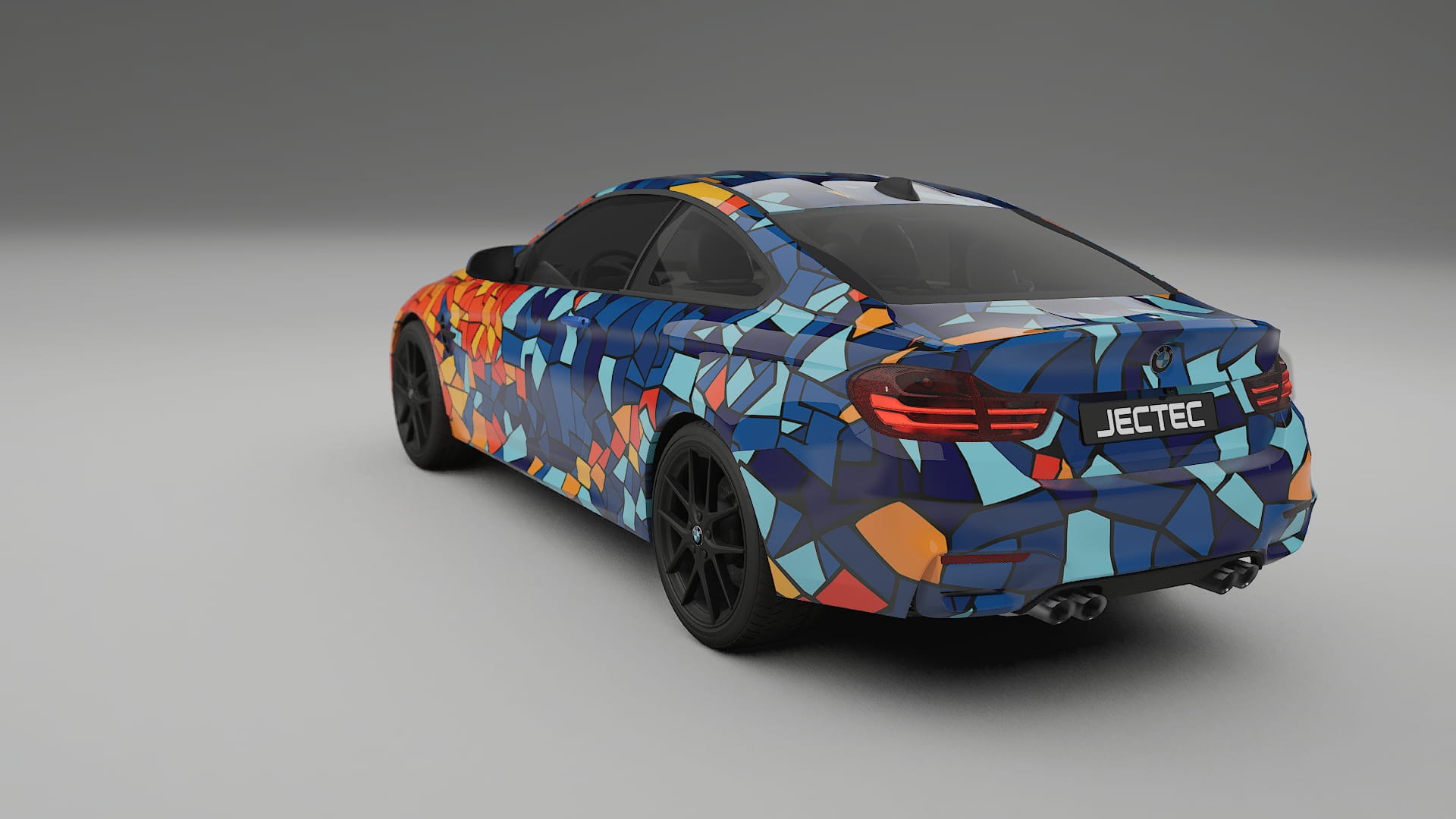 BMW M4 F82 BARCELONA Designed Wrap PPF Kit – Printable Polyurethane Film
