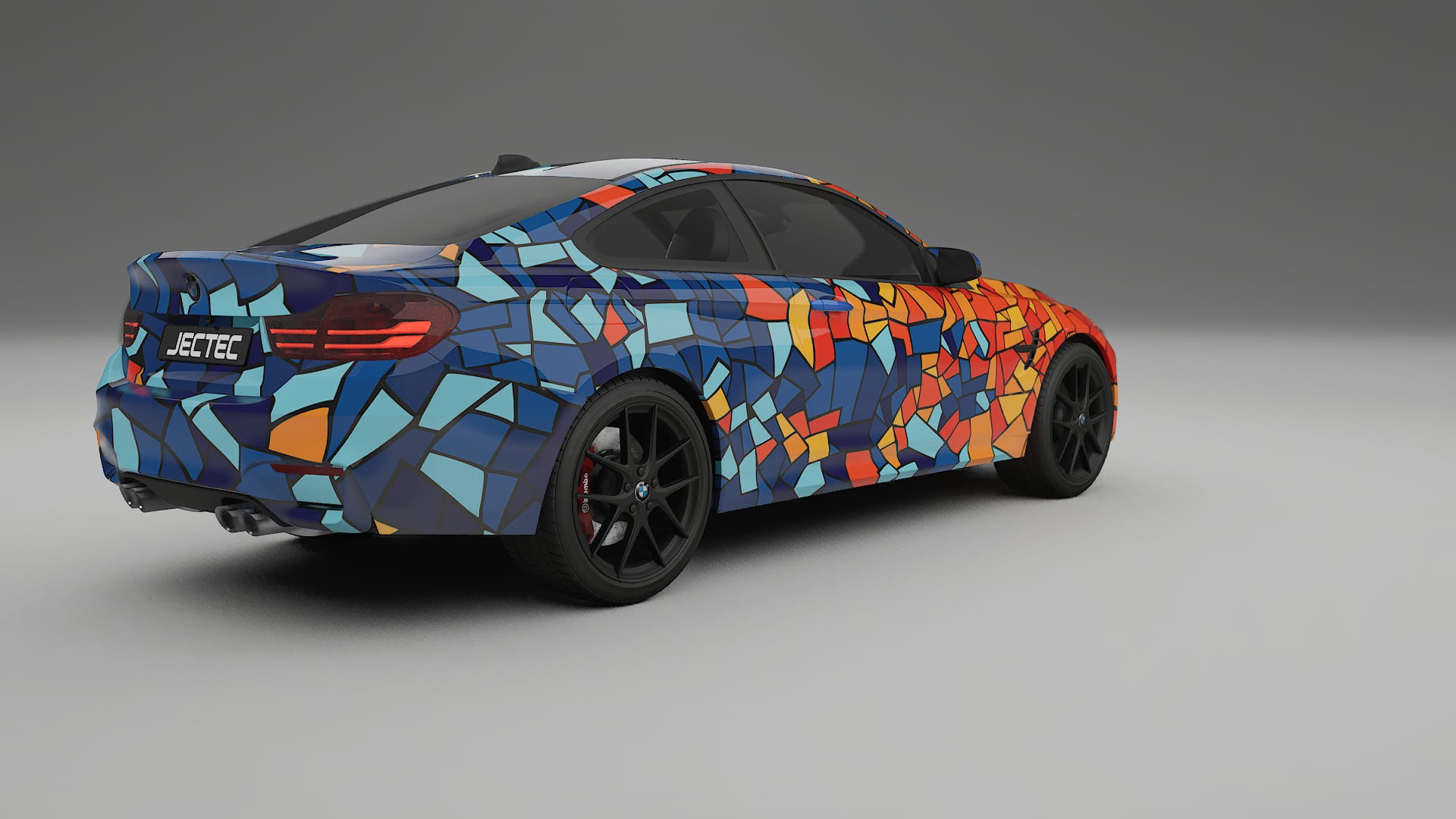 BMW M4 F82 BARCELONA Designed Wrap PPF Kit – Printable Polyurethane Film