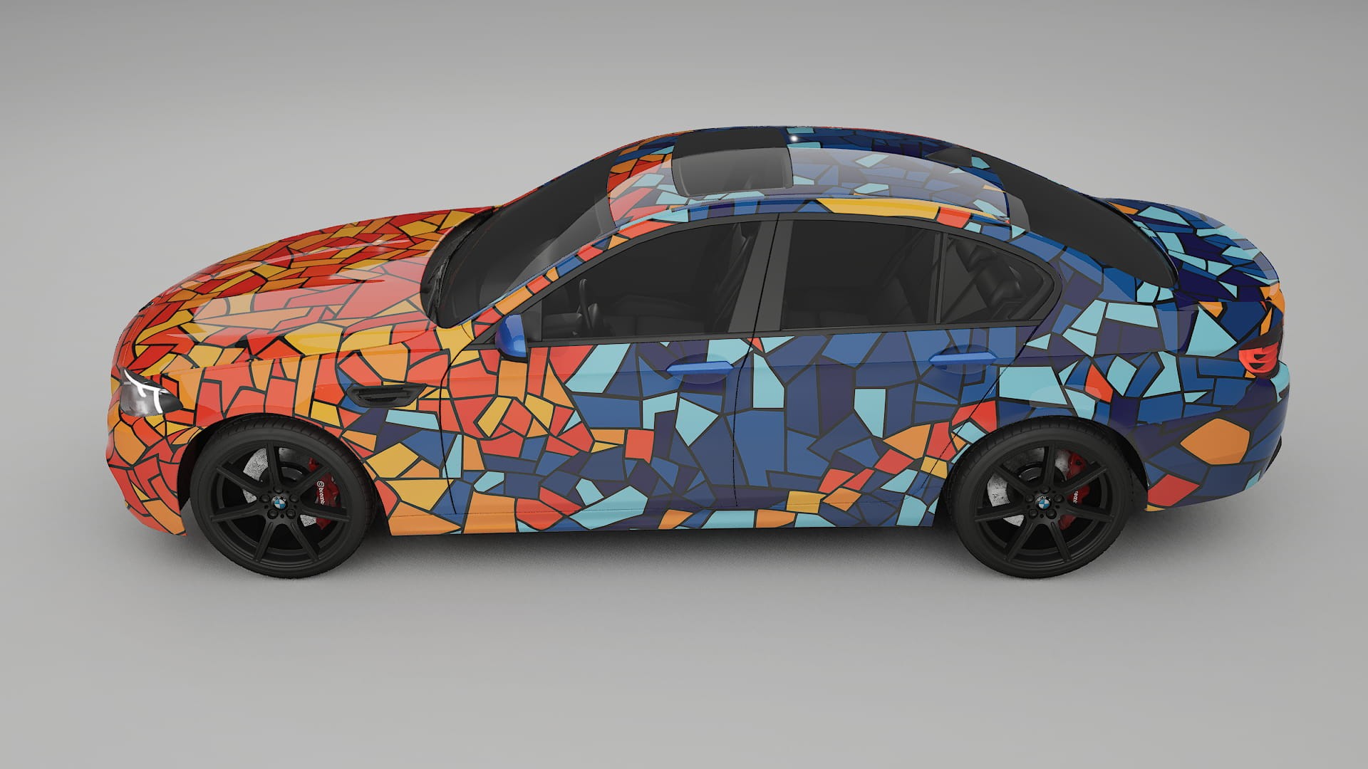 BMW M5 F10 BARCELONA Designed Wrap PPF Kit – Printable Polyurethane Film