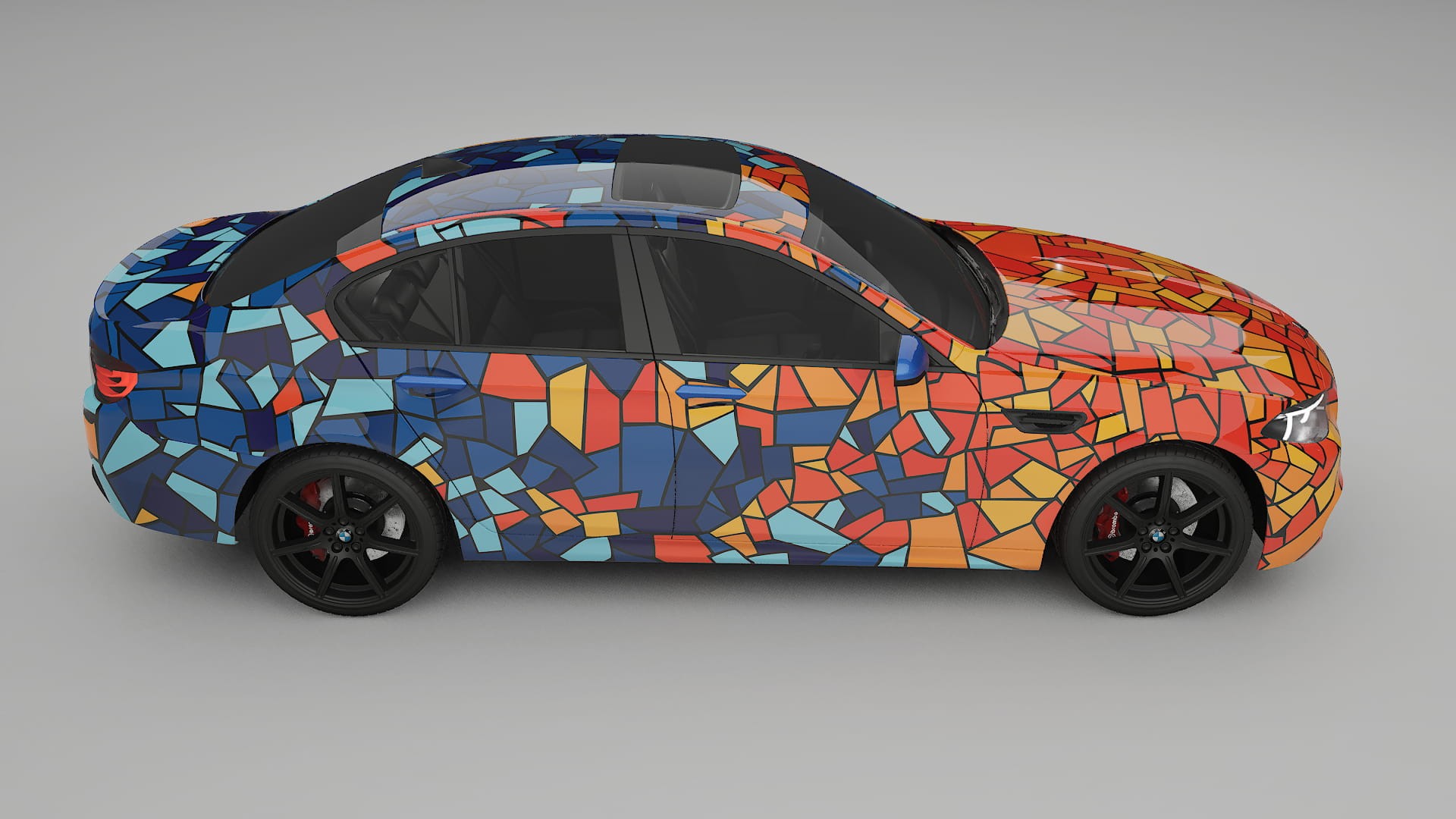 BMW M5 F10 BARCELONA Designed Wrap PPF Kit – Printable Polyurethane Film