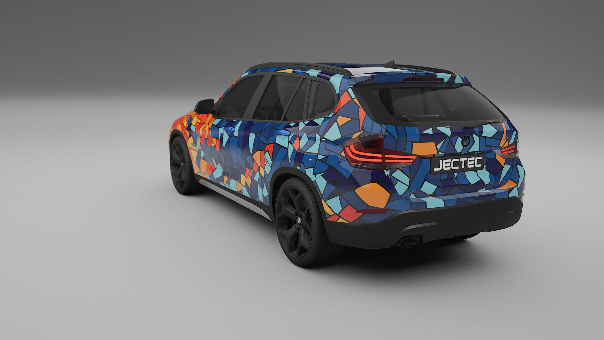 BMW X1 E84 BARCELONA Designed Wrap PPF Kit – Printable Polyurethane Film