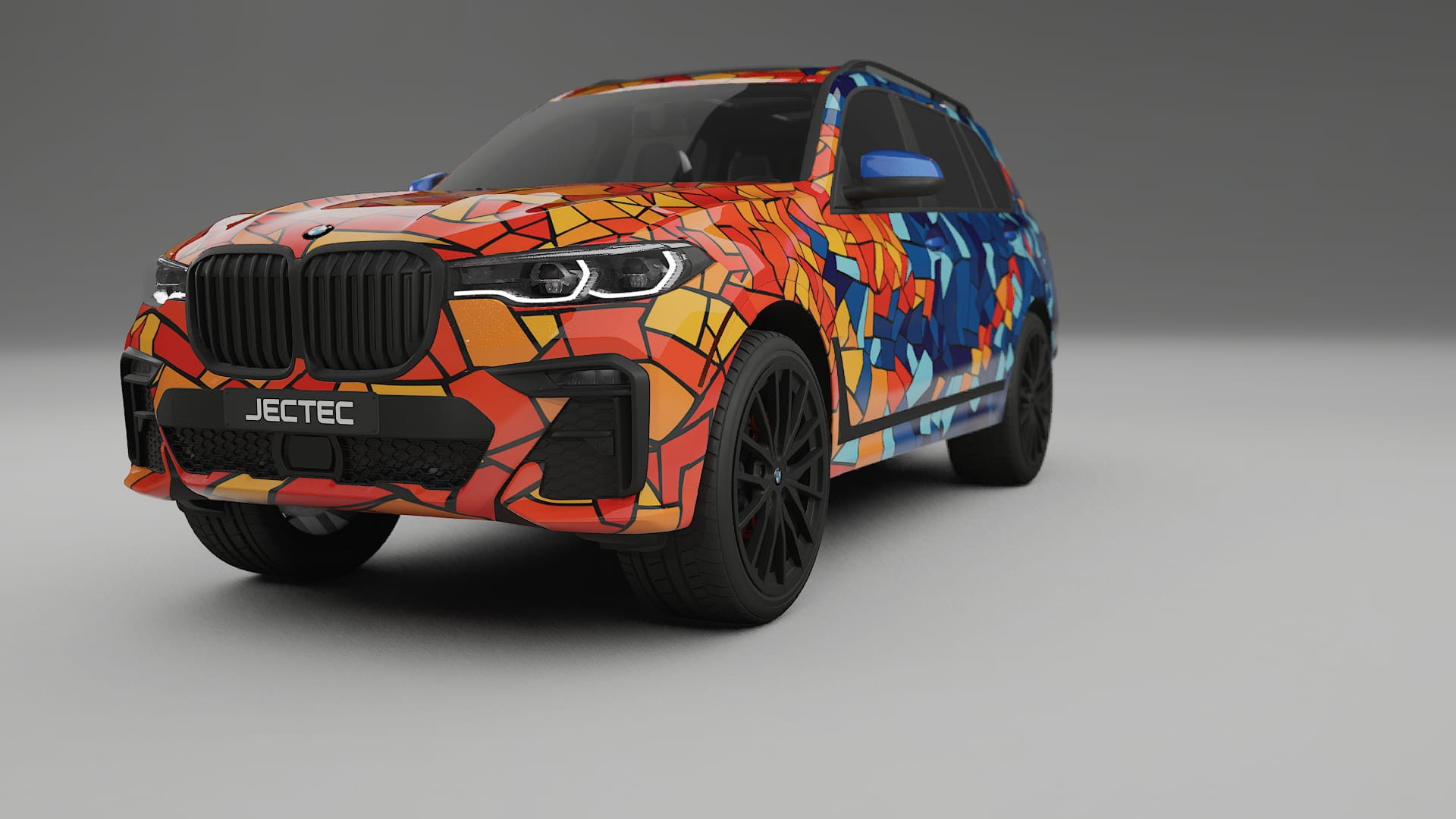 BMW X7 M G07 BARCELONA Designed Wrap PPF Kit – Printable Polyurethane Film