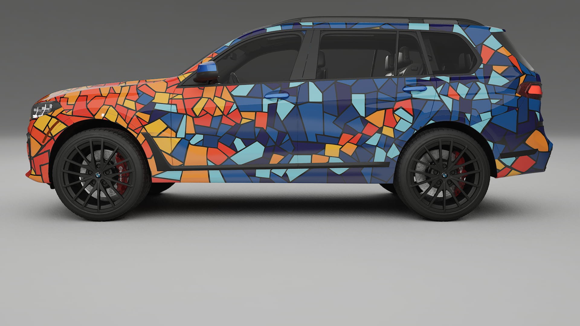 BMW X7 M G07 BARCELONA Designed Wrap PPF Kit – Printable Polyurethane Film