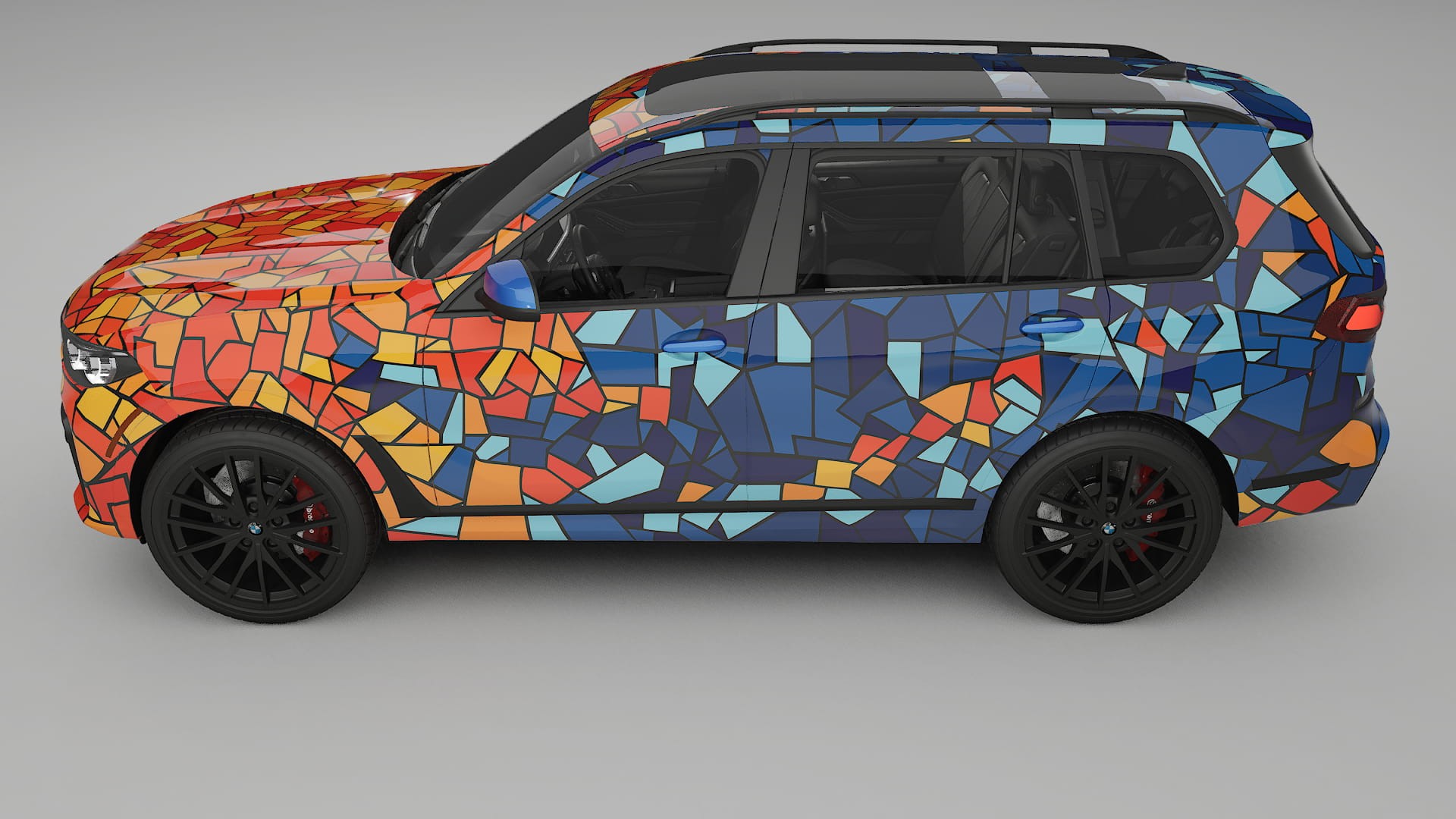 BMW X7 M G07 BARCELONA Designed Wrap PPF Kit – Printable Polyurethane Film