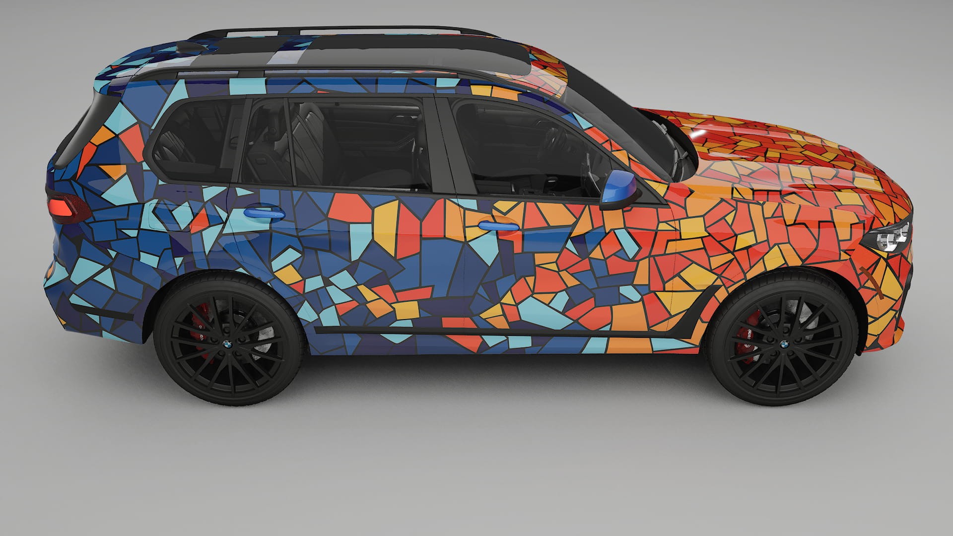 BMW X7 M G07 BARCELONA Designed Wrap PPF Kit – Printable Polyurethane Film