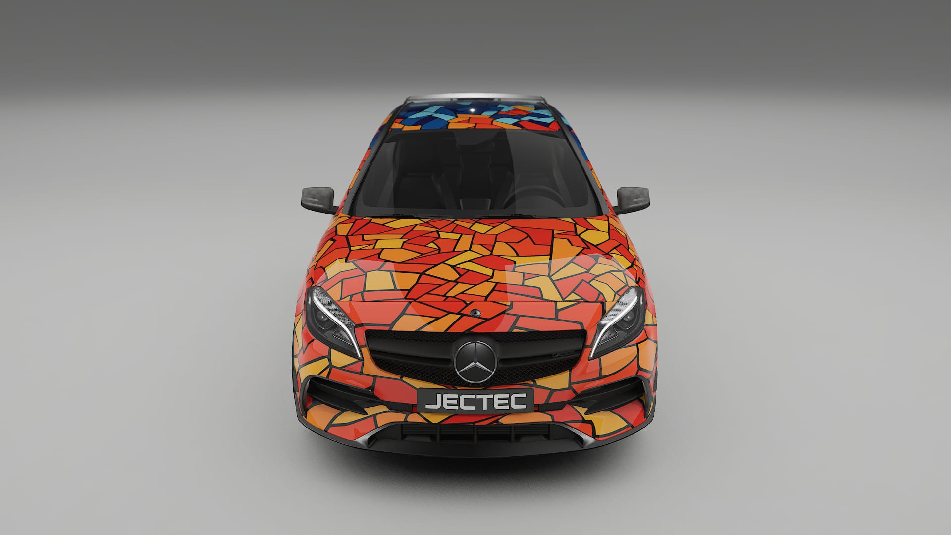 Mercedes A45 AMG W176 BARCELONA Designed Wrap PPF Kit – Printable Polyurethane Film
