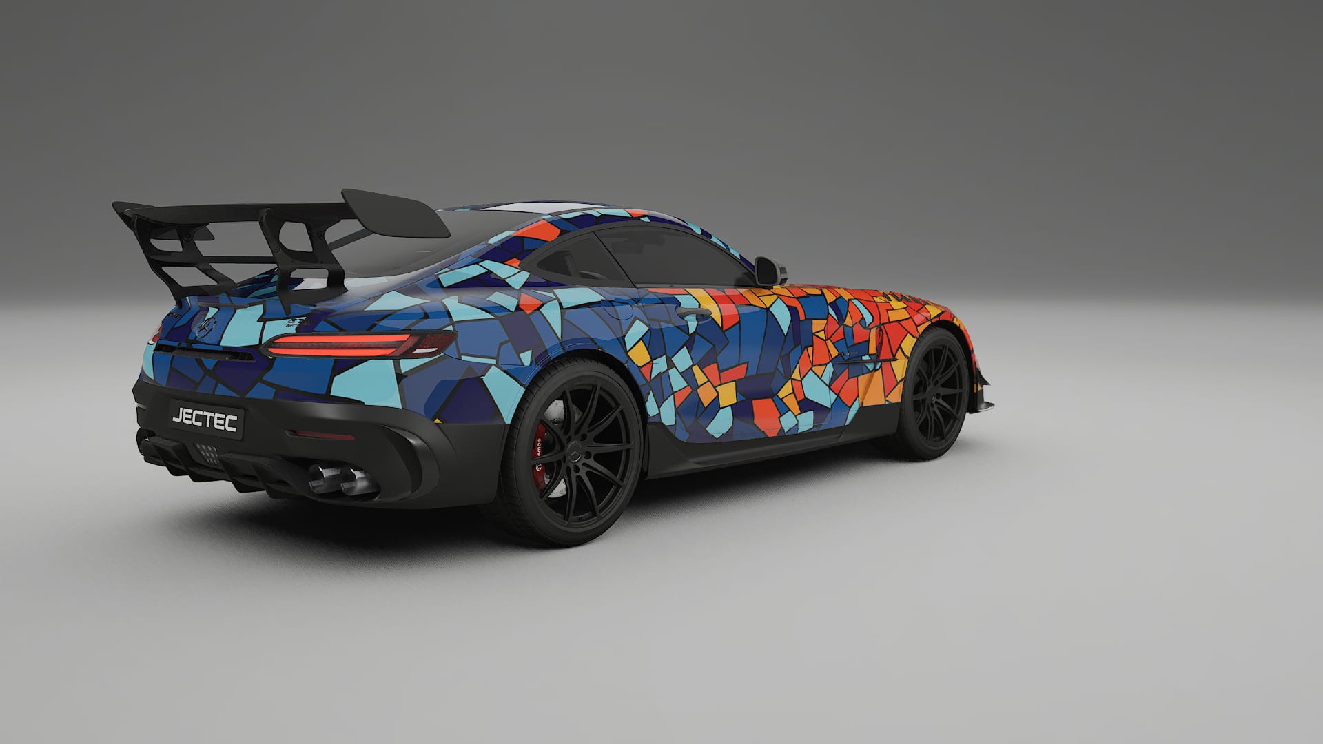 Mercedes AMG GT Black Series C192 Coupe BARCELONA Designed Wrap PPF Kit – Printable Polyurethane Film